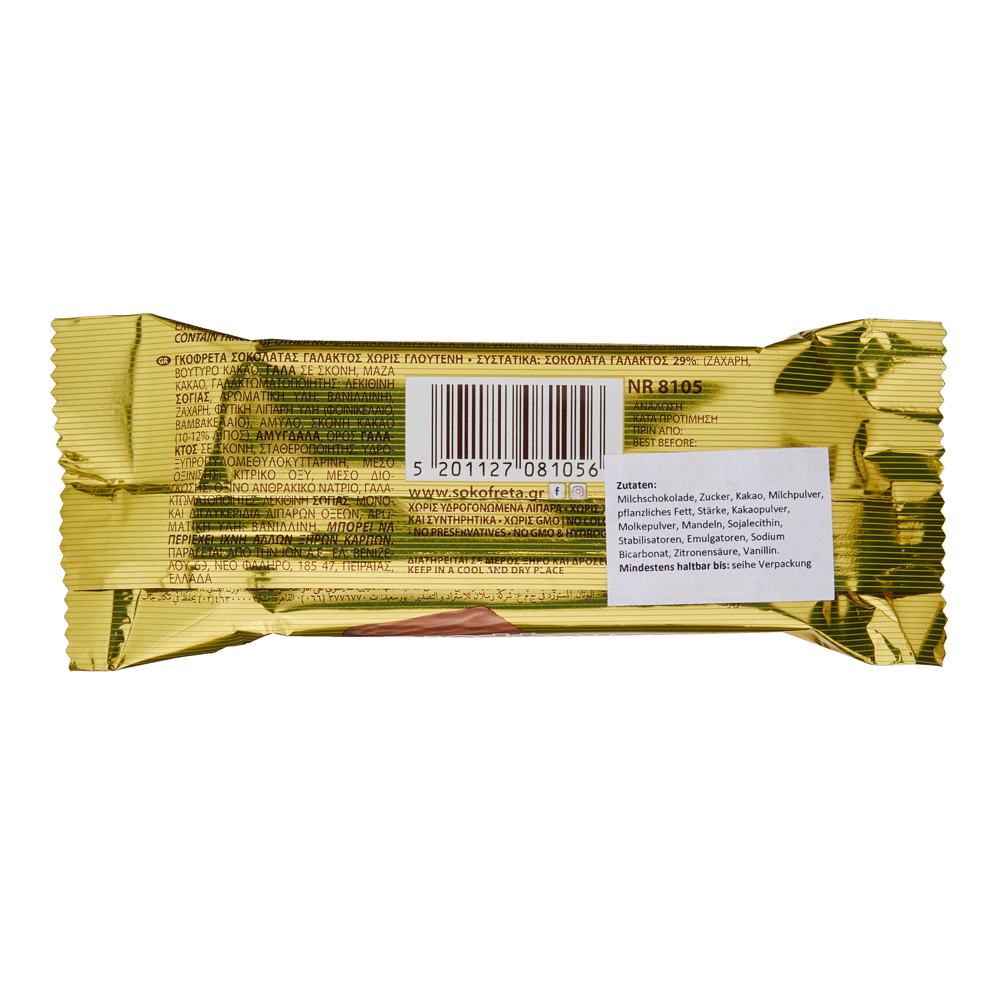 Schokofreta Gluten Free ION 38 g