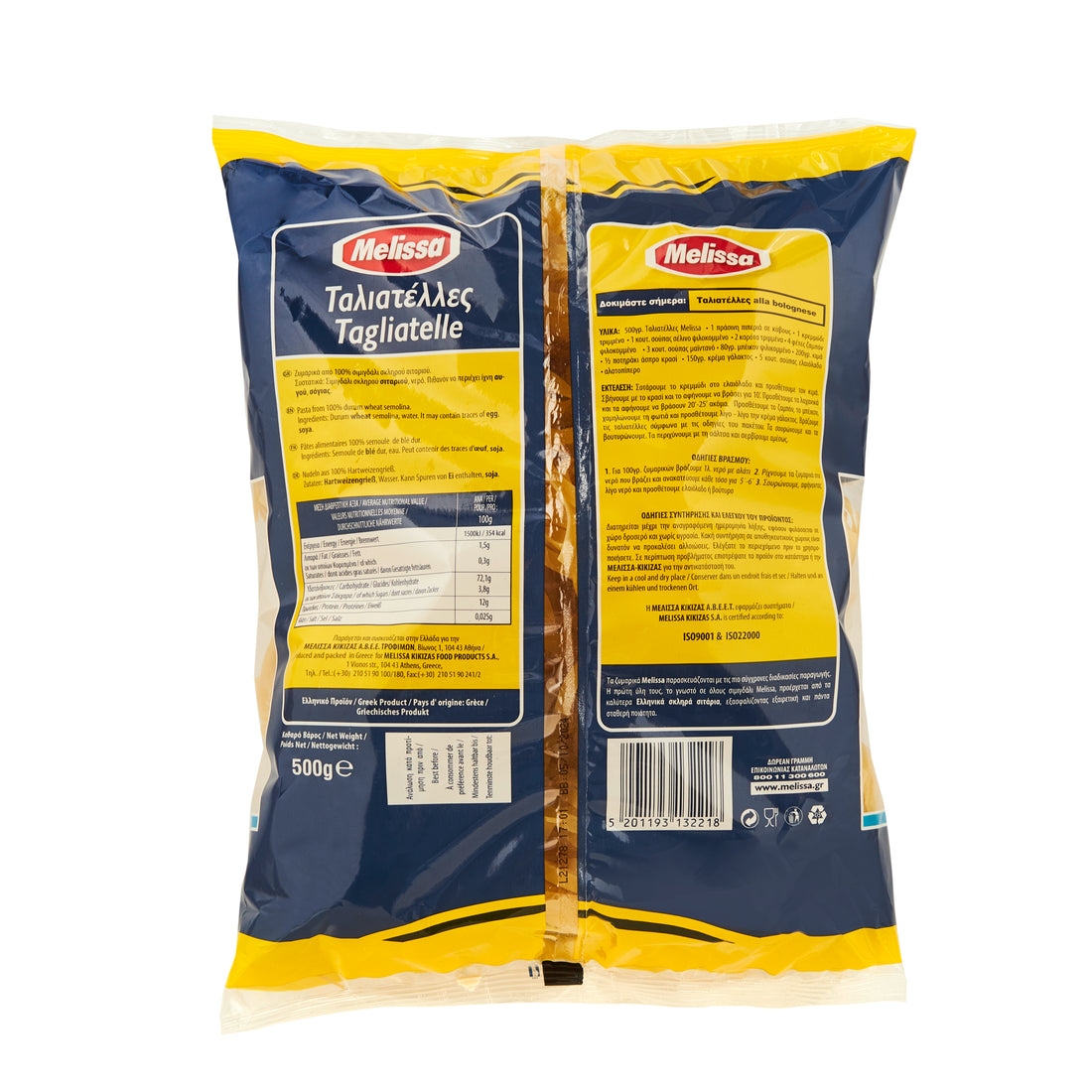 Tagliatelle Melissa 12x500 g