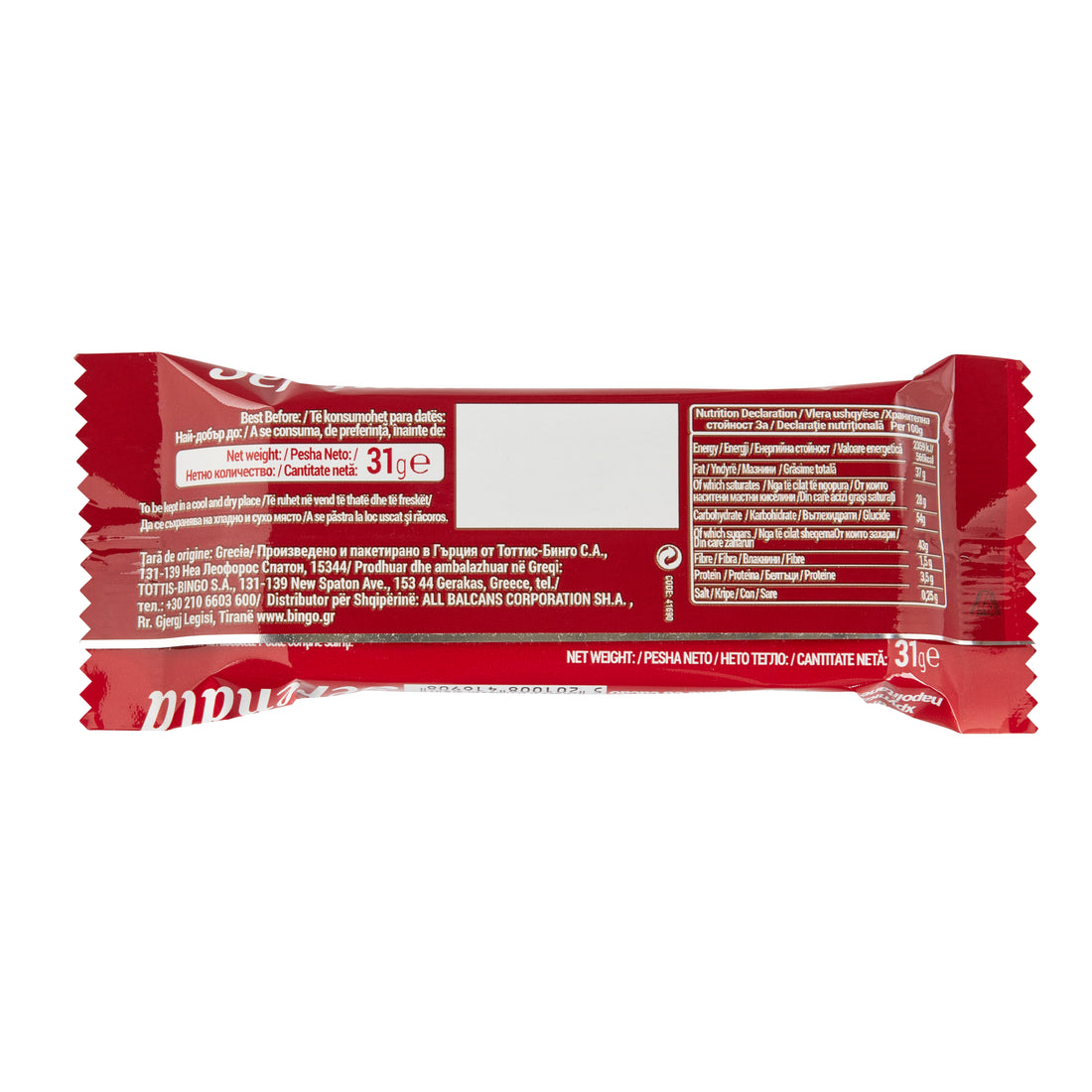 Serenata Classic Tottis Bingo 33 g