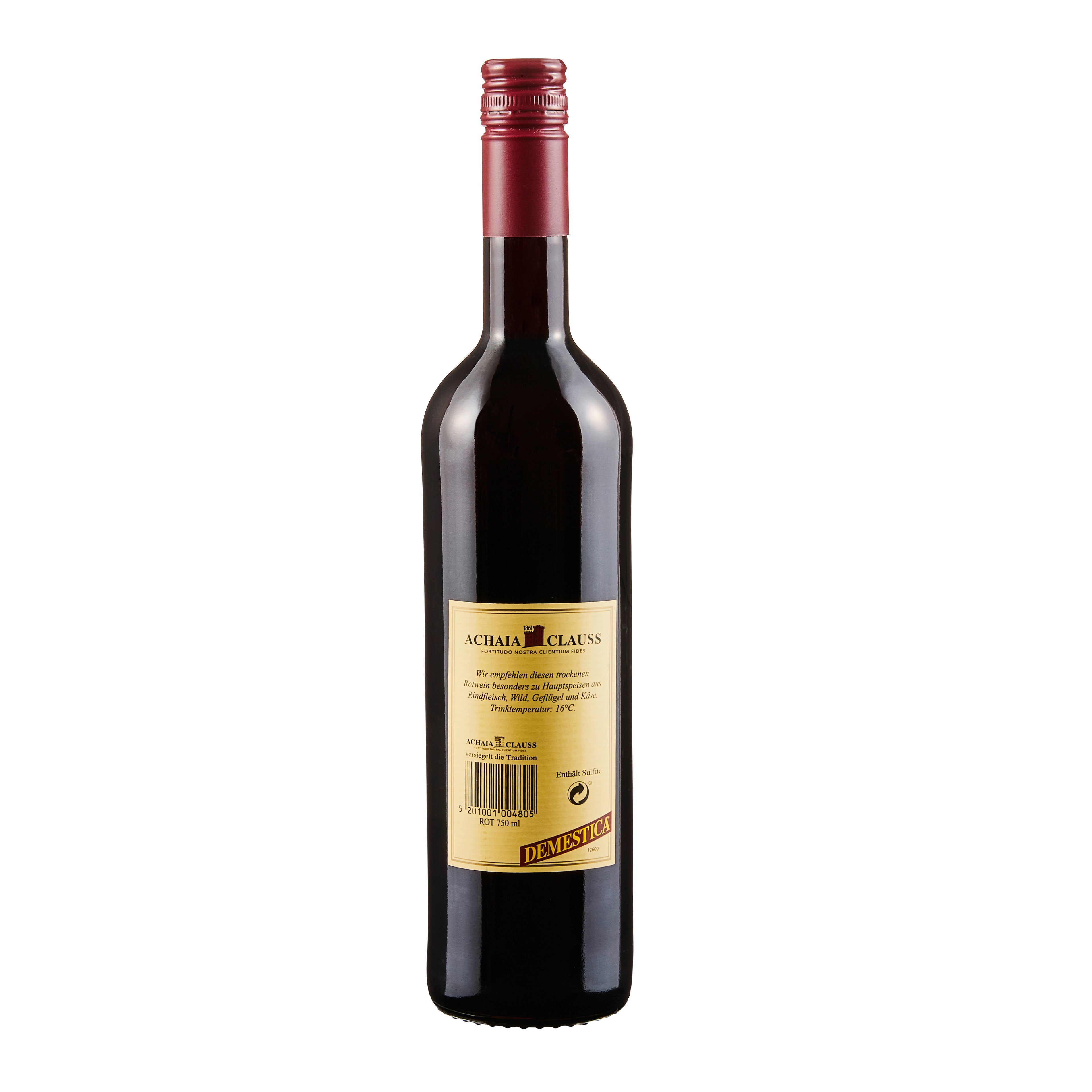 Achaia Clauss Demestica Rotwein trocken 0,75 l