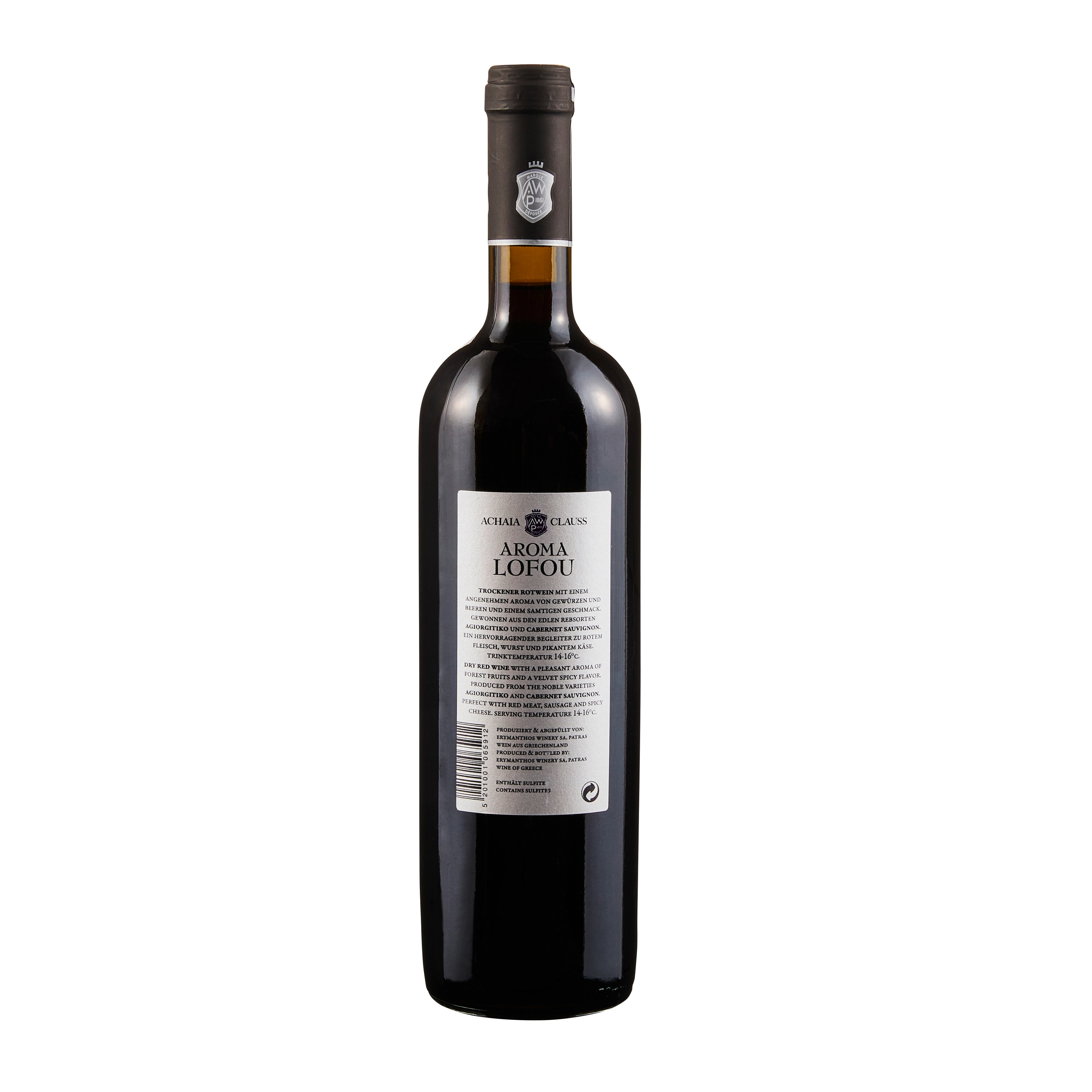Aroma Lofou Achaia Clauss Rotwein trocken 0,75 l