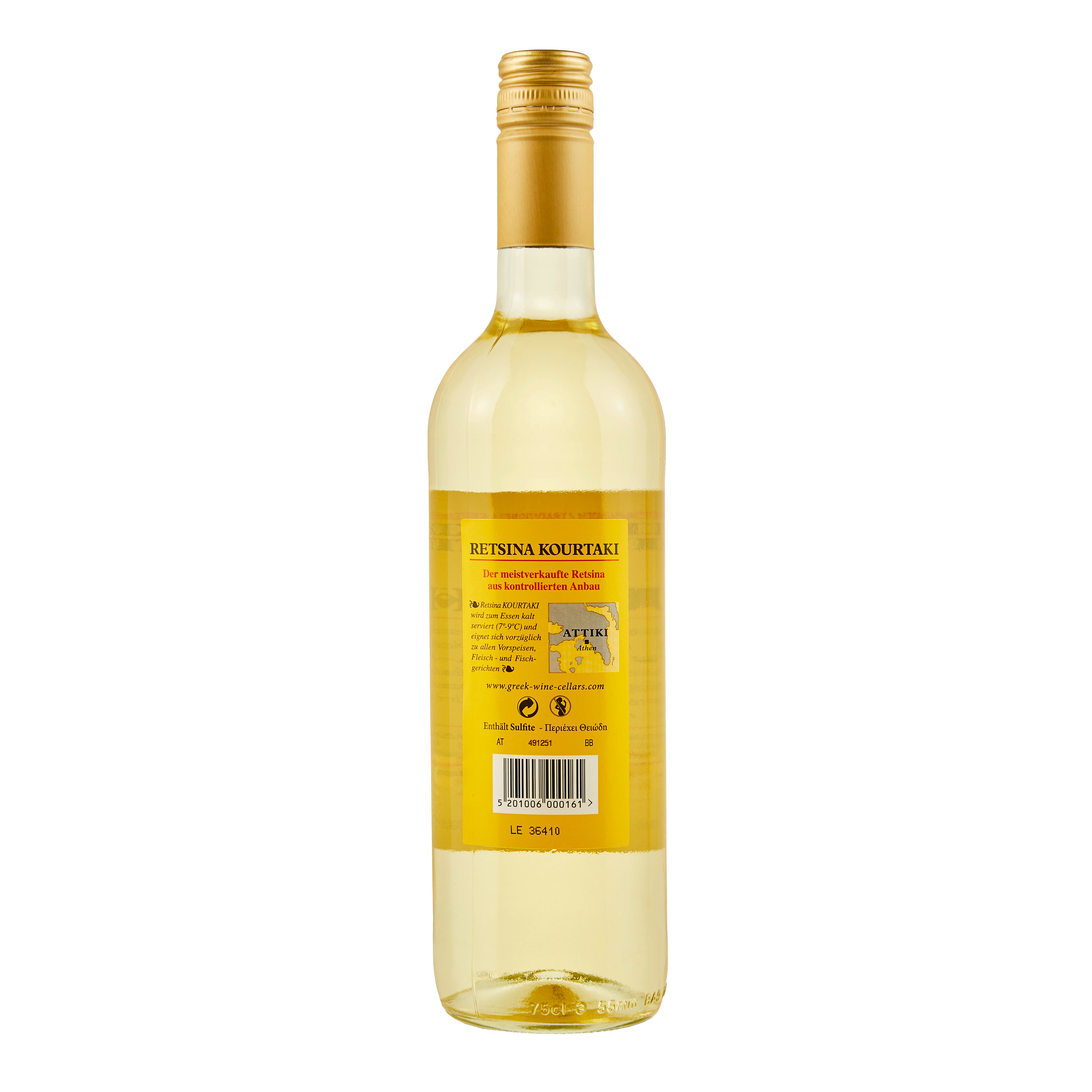Retsina aus Attiki Kourtaki 0,75 l