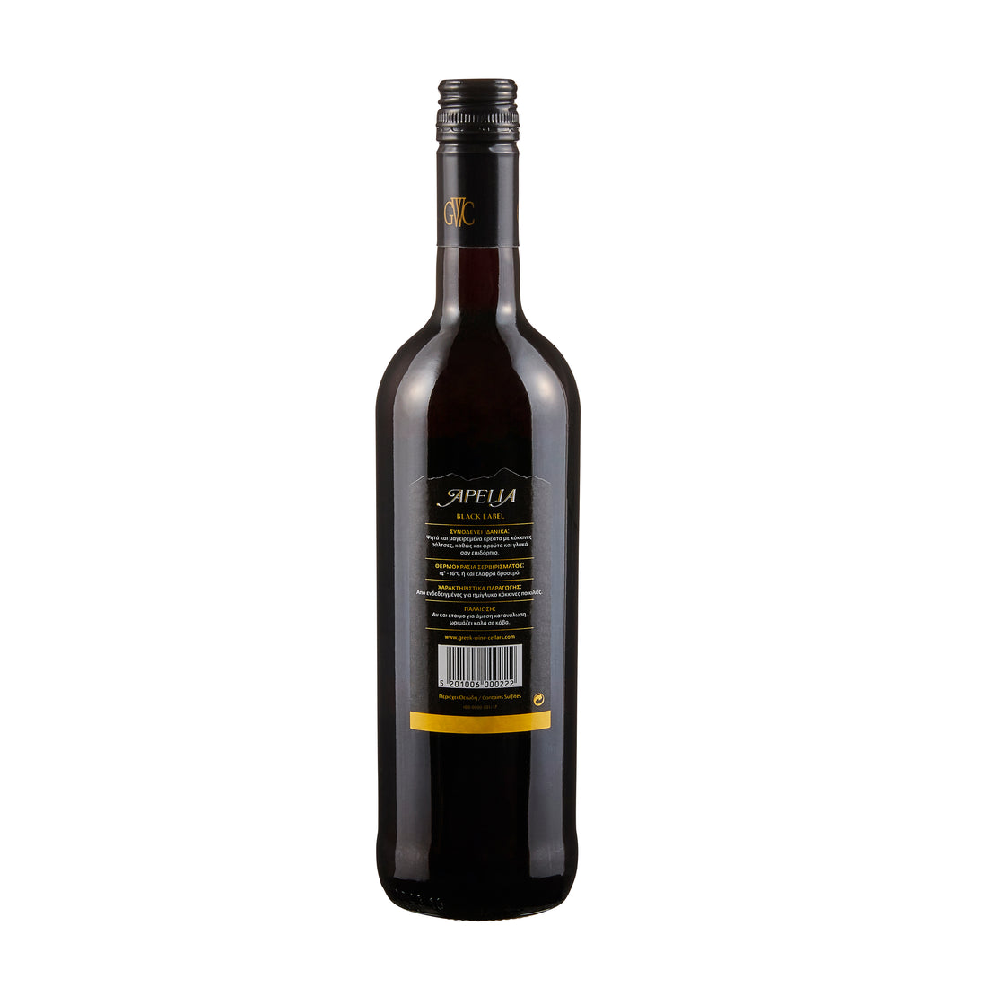 Apelia Black Label Kourtaki Rotwein lieblich 0,75 l