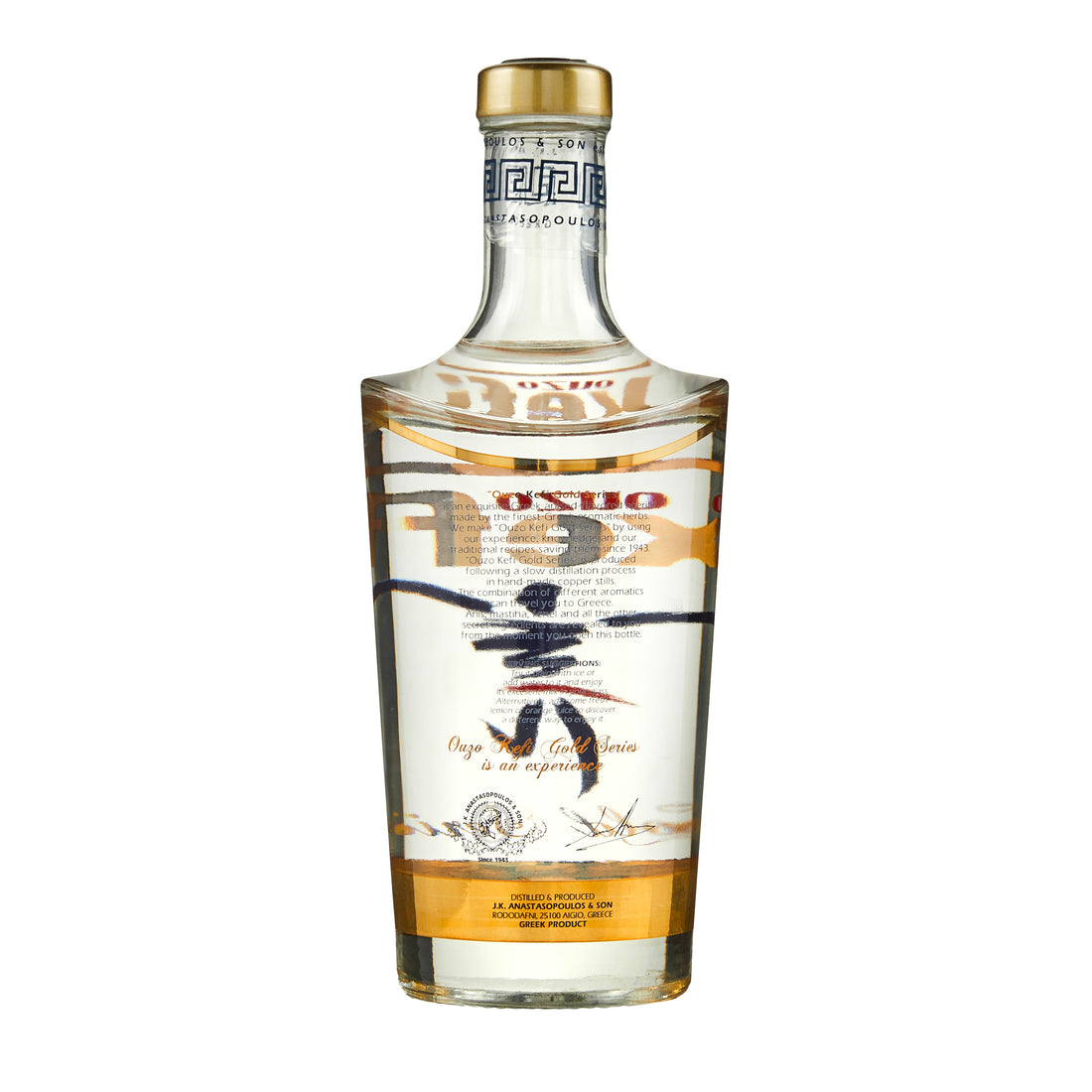 Ouzo Kefi Gold Series 0,7 l