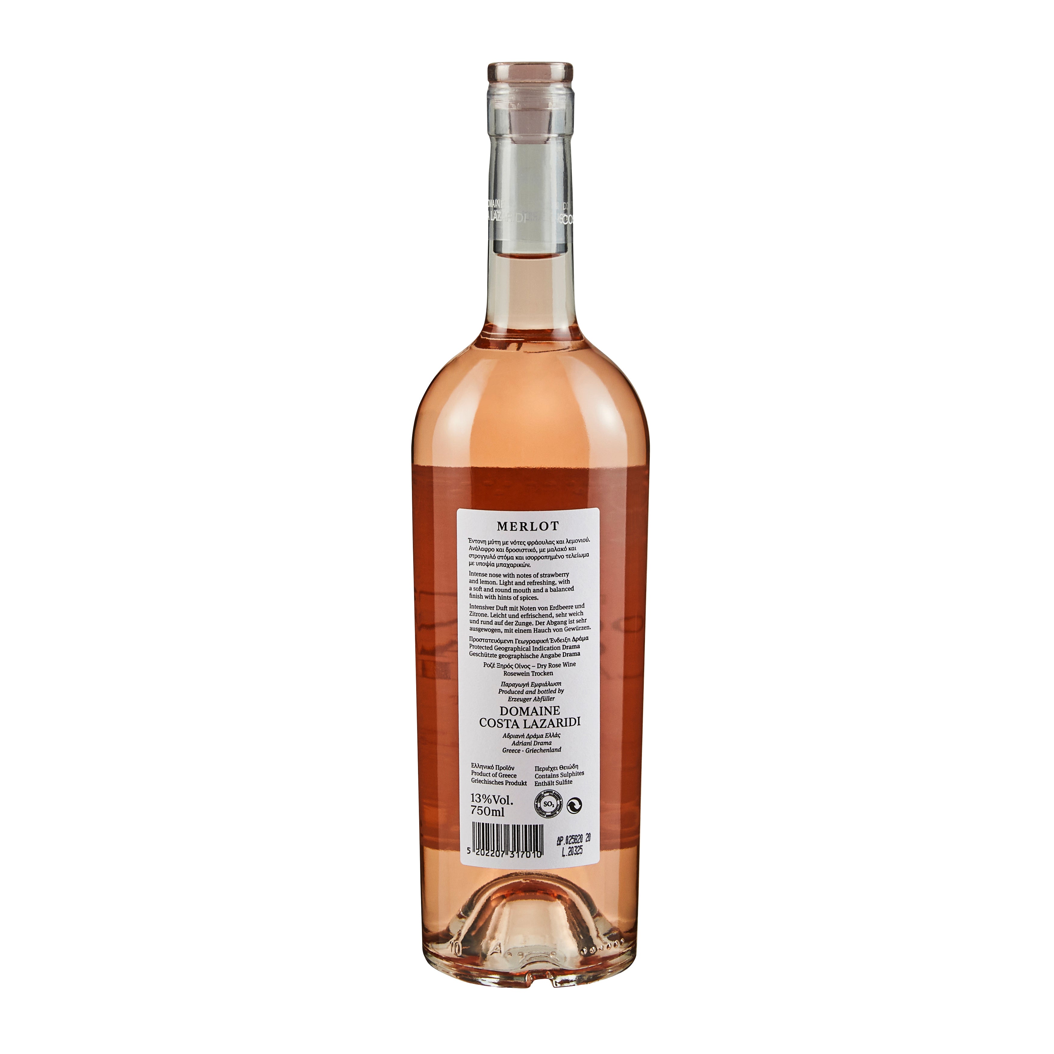 Merlot Costa Lazaridi Rosé trocken 0,75 l