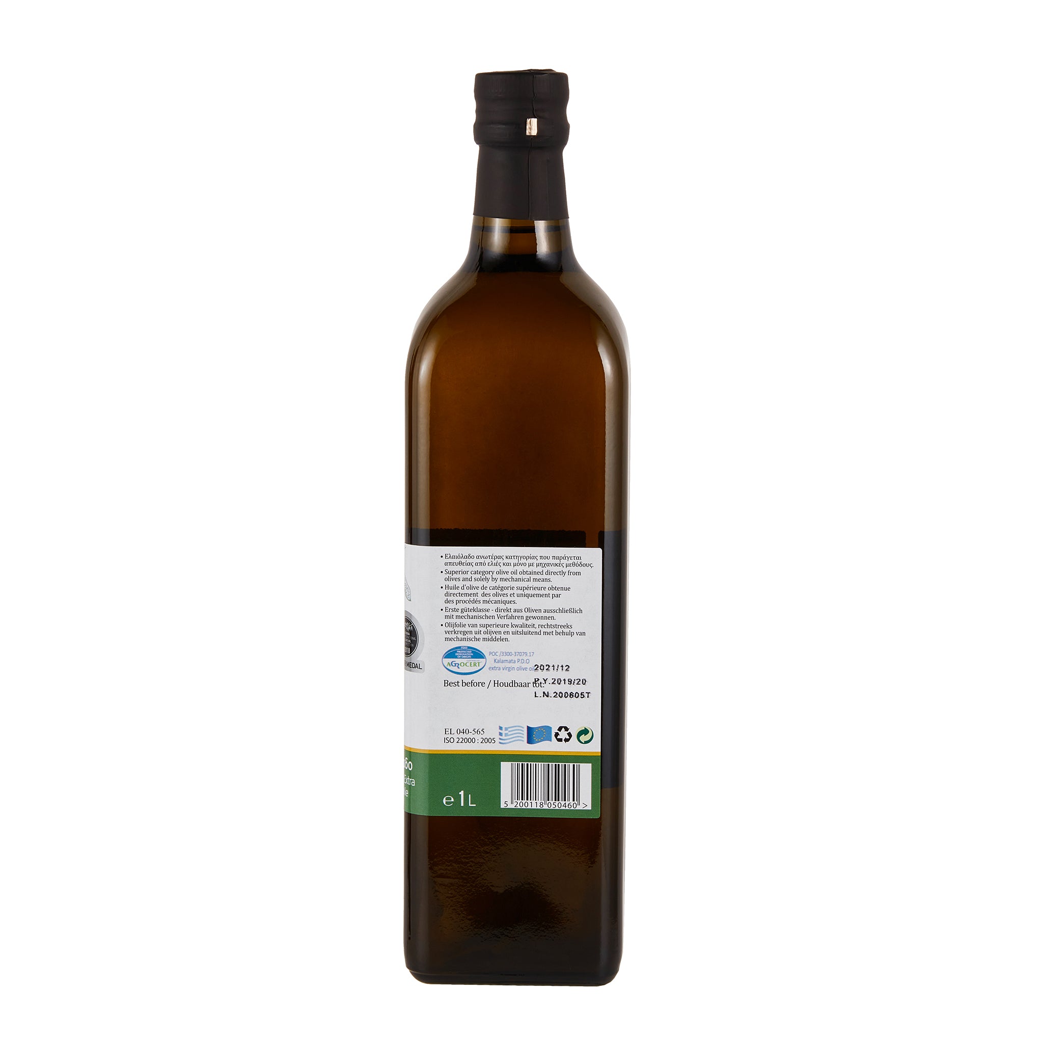 Olivenöl Extra Nativ P.D.O. Kalamata Gr Estate 1,0 l