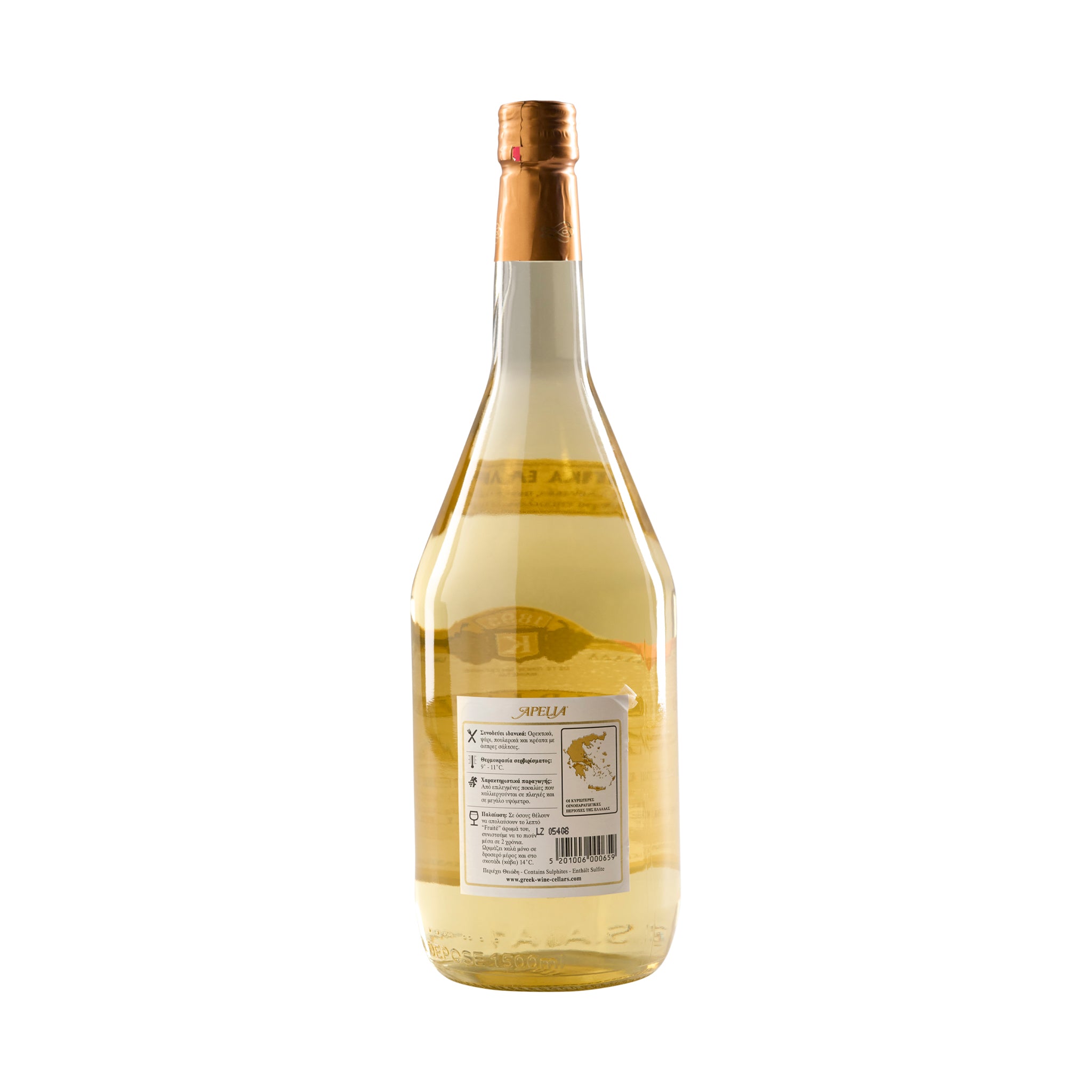Kourtakis Weißwein Gold Label Apelia Lieblich 1,5 l