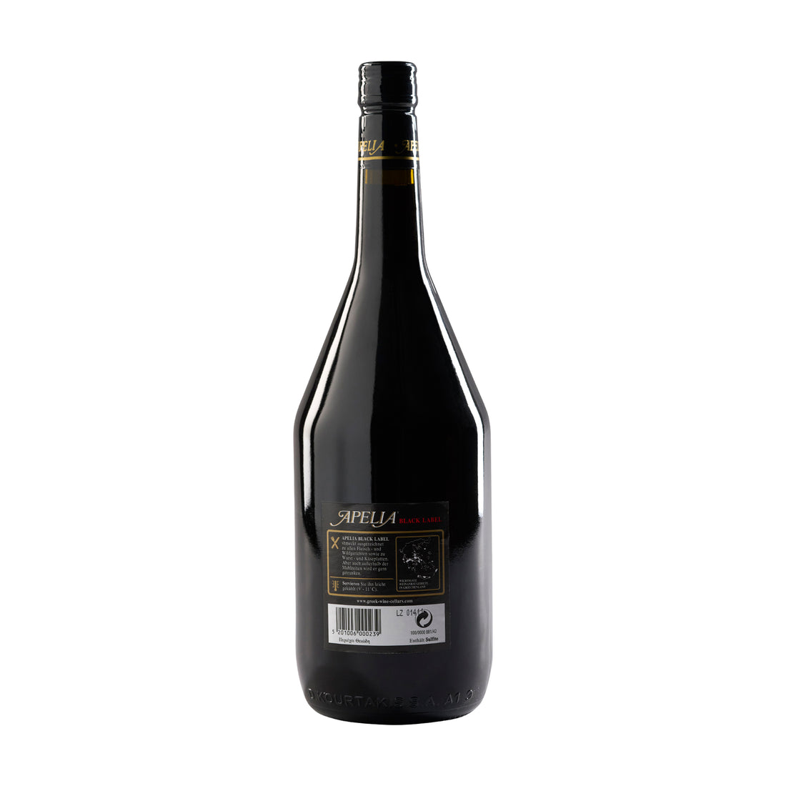 Kourtakis Rotwein Black Label Apelia Lieblich 1,5 l