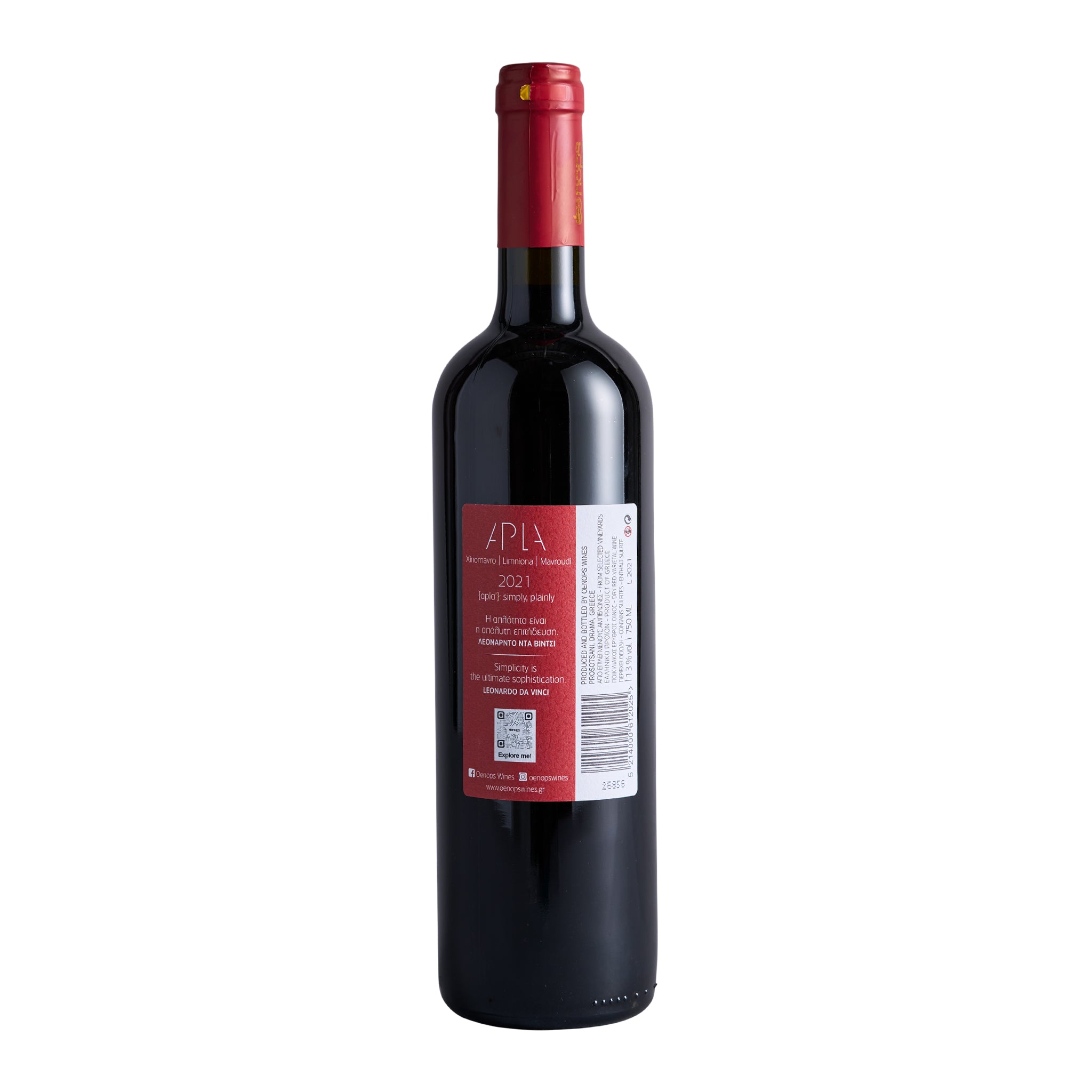 Oenops Apla Rotwein trocken 0,75 l