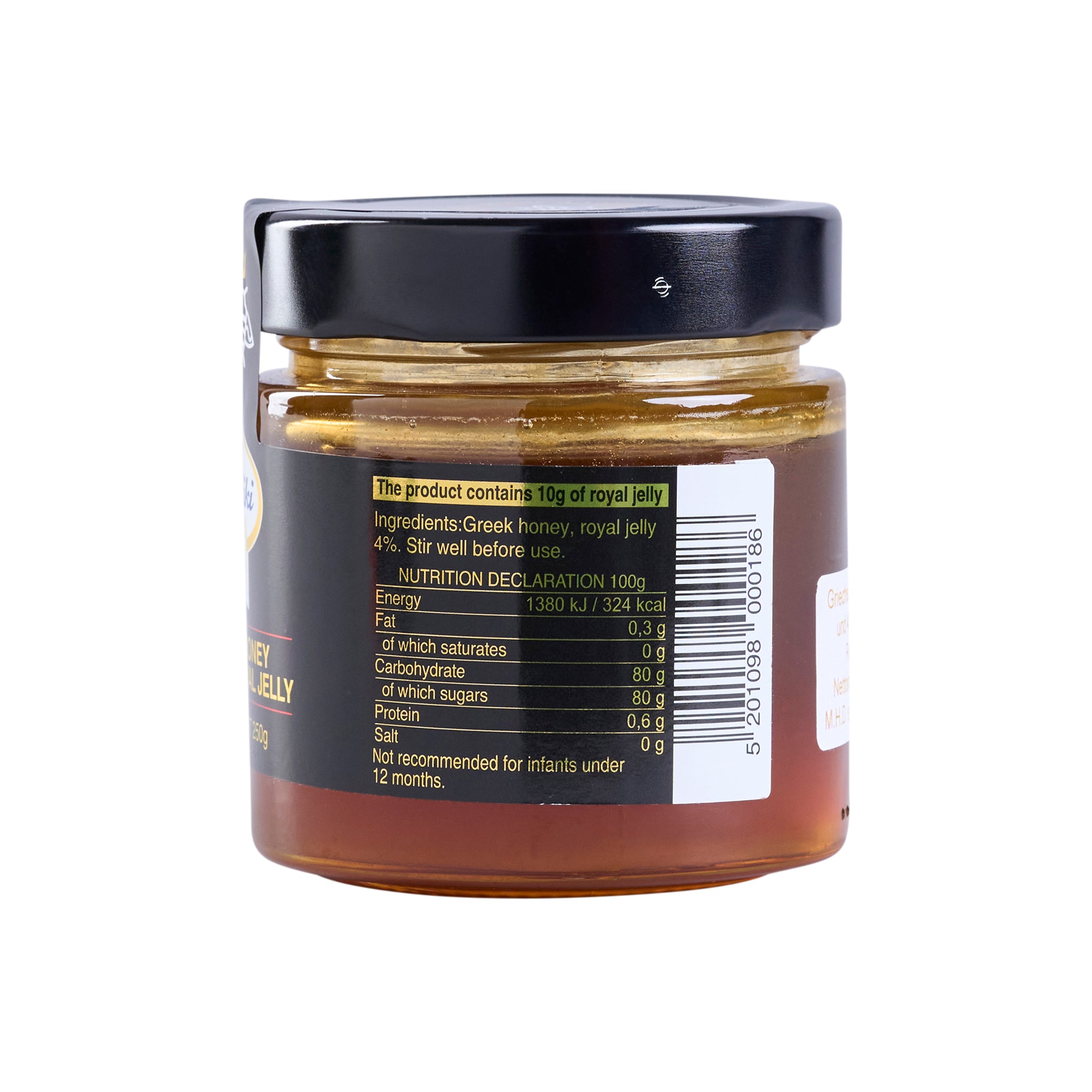 250 g Attiki 4% Royal Jelly Honig