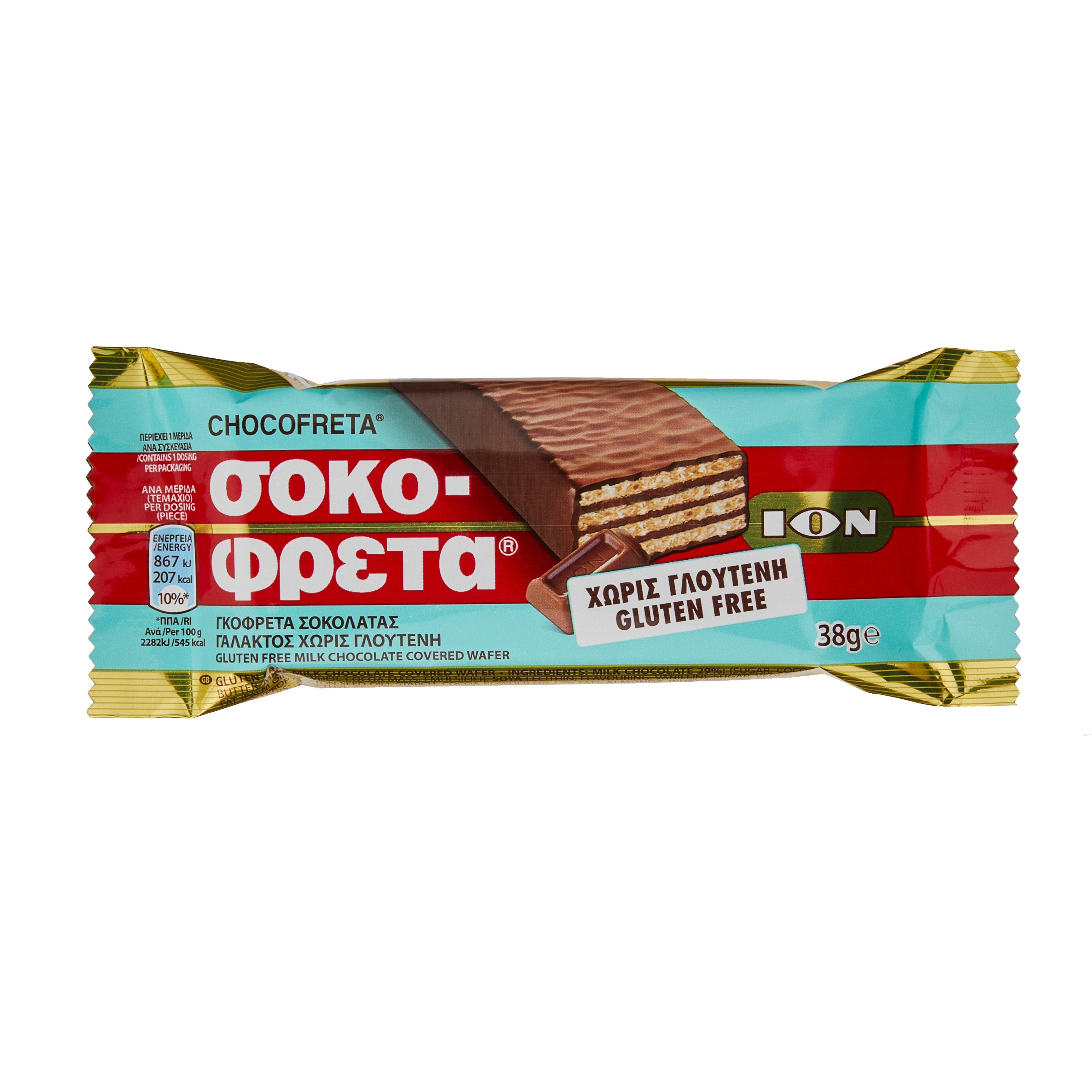 Schokofreta Gluten Free ION 38 g