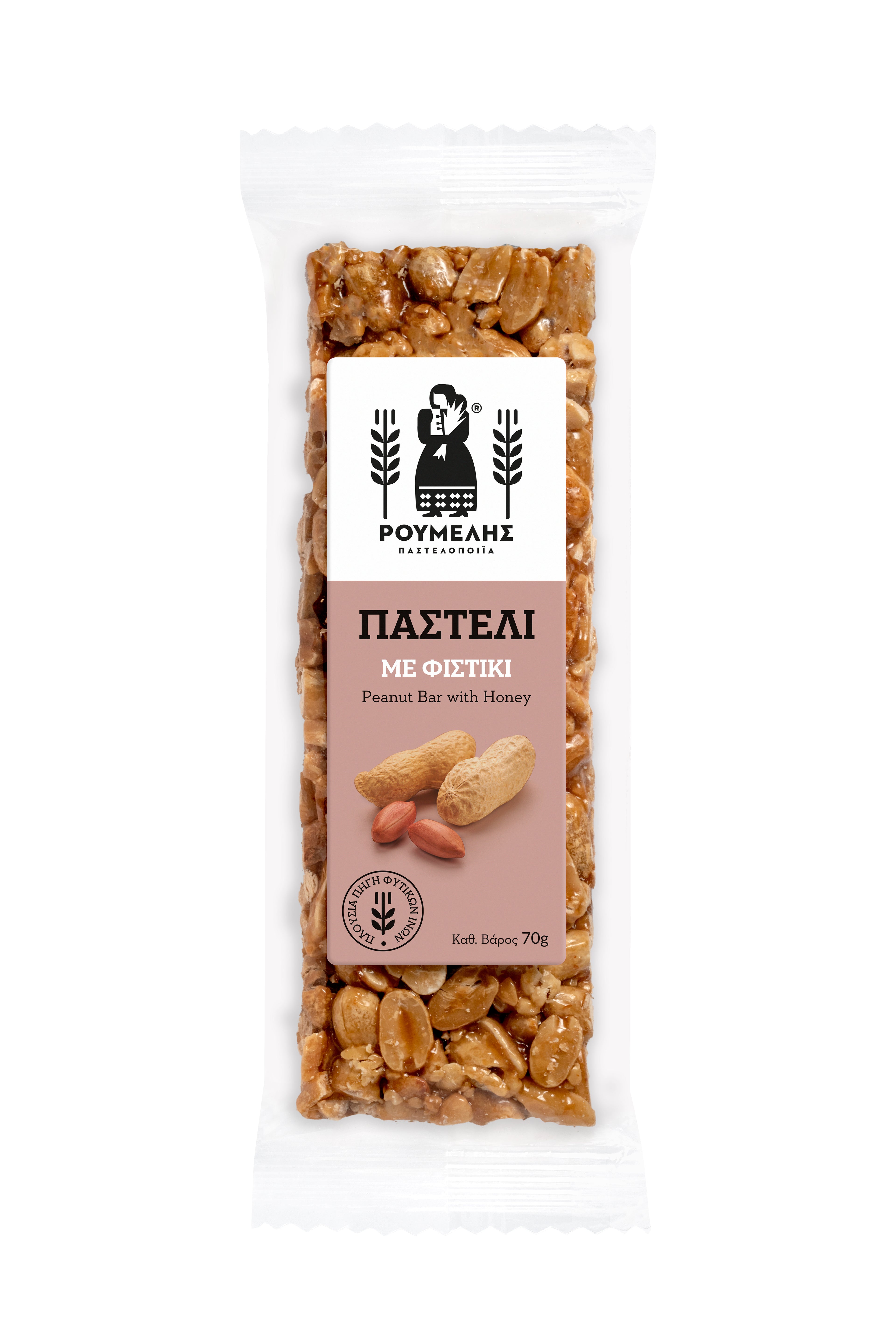 Erdnuss Riegel Pastelli Roumelis 70 g