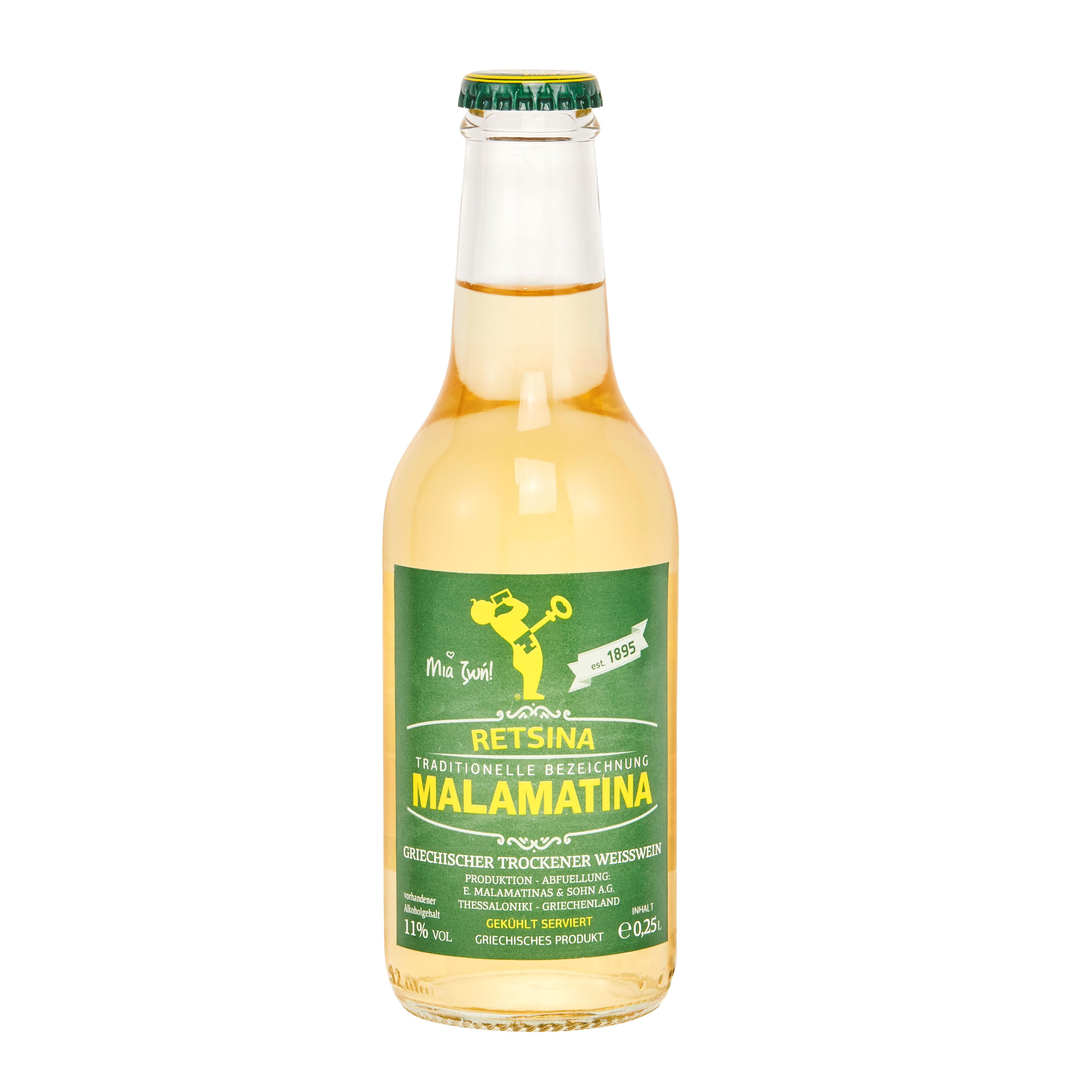 Malamatina Retsina 0,25 l