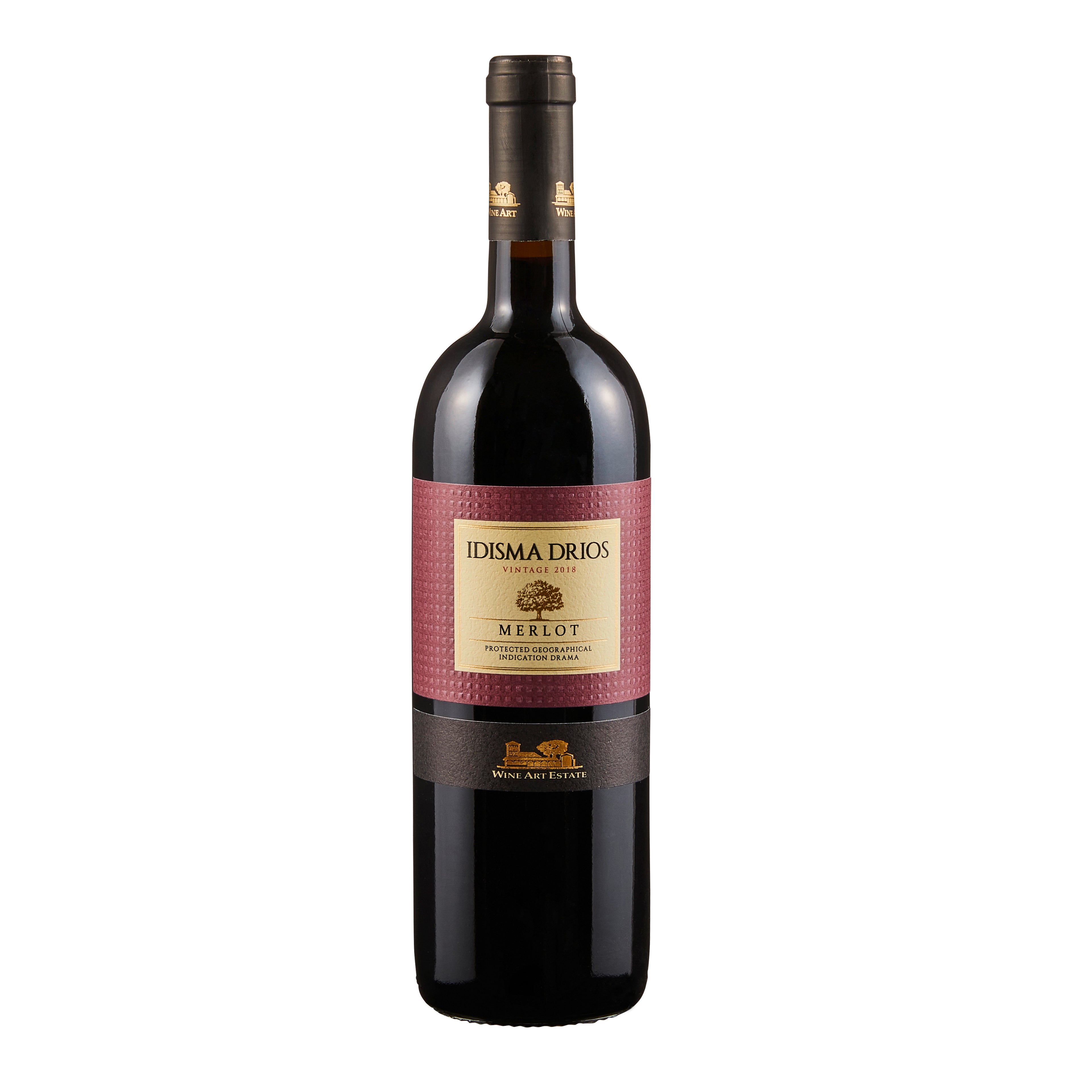 Idisma Drios Merlot Wine Art Estate Rotwein trocken 0,75 l
