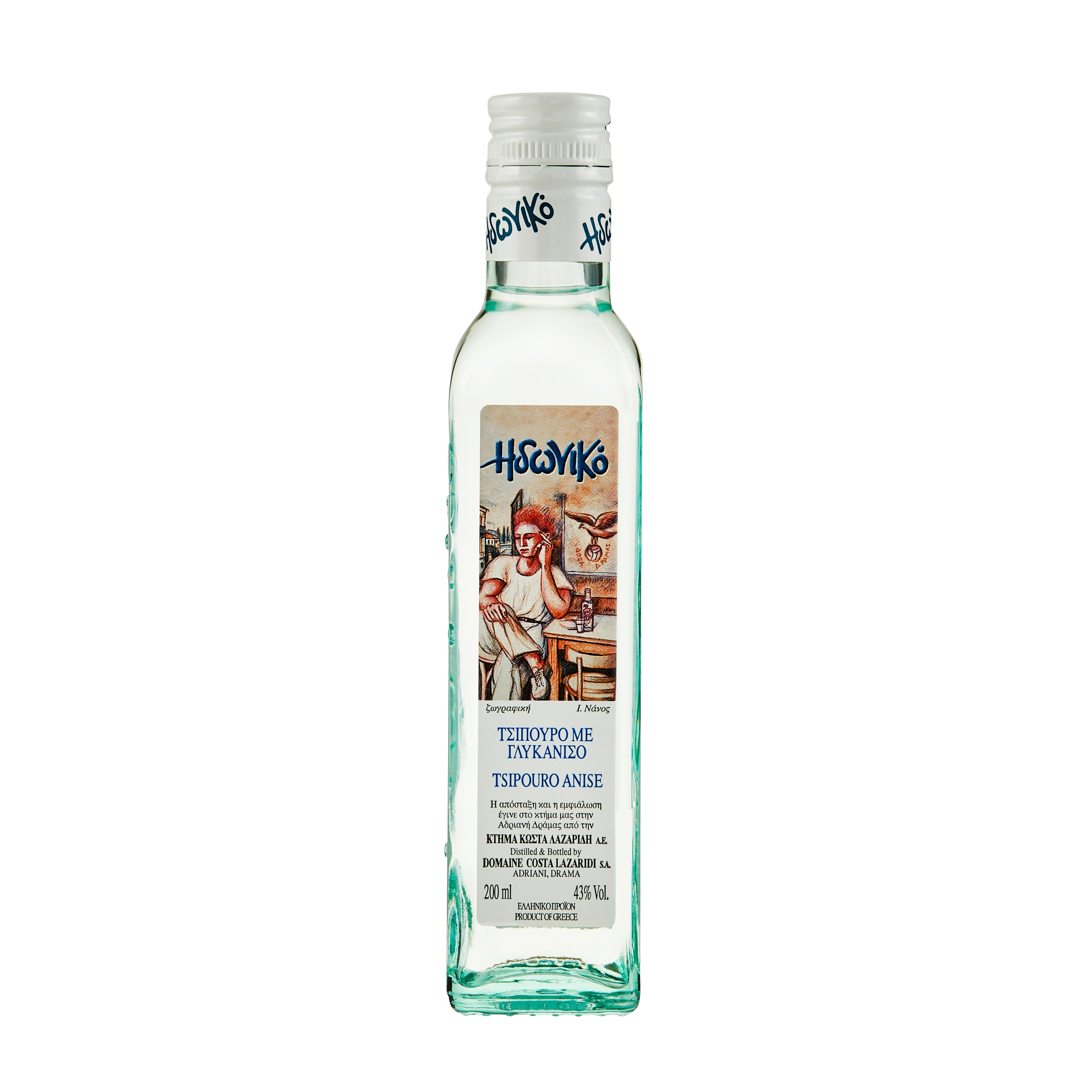 Tsipouro Idoniko Anis Costa Lazaridi 0,2 l