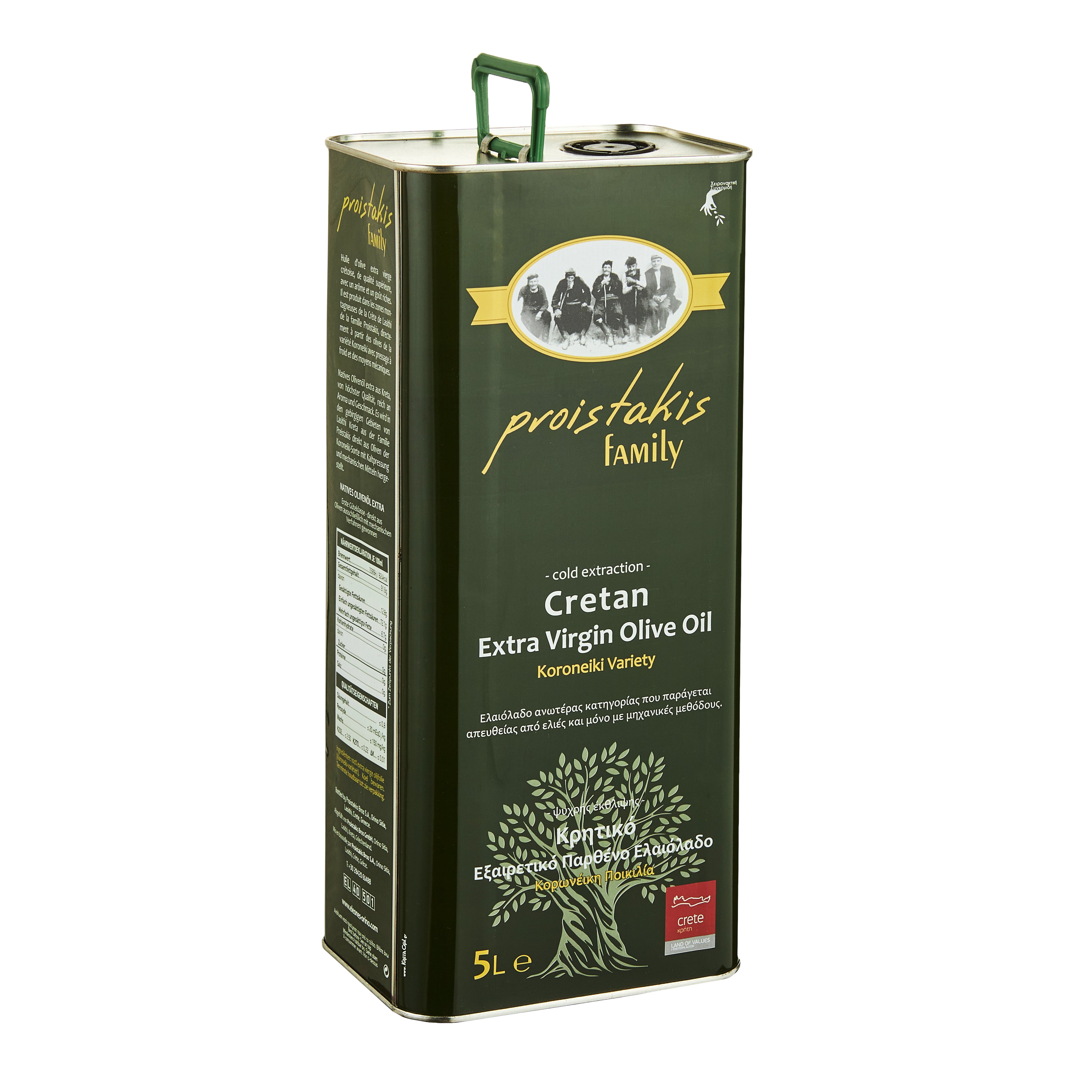 Olivenöl Family Extra Nativ Kreta Proistakis 5 l
