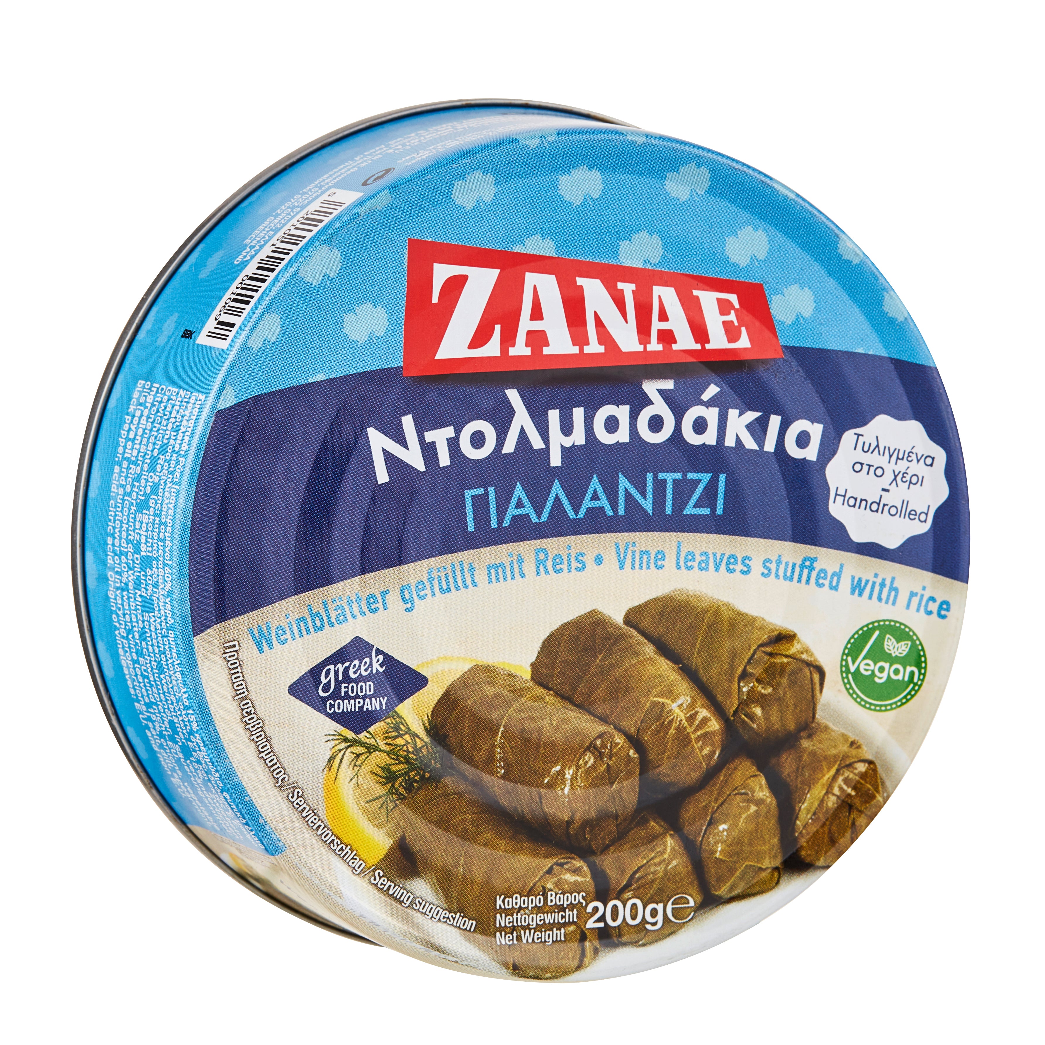 Zanae Weinblätter gefüllt mit Reis 200 g