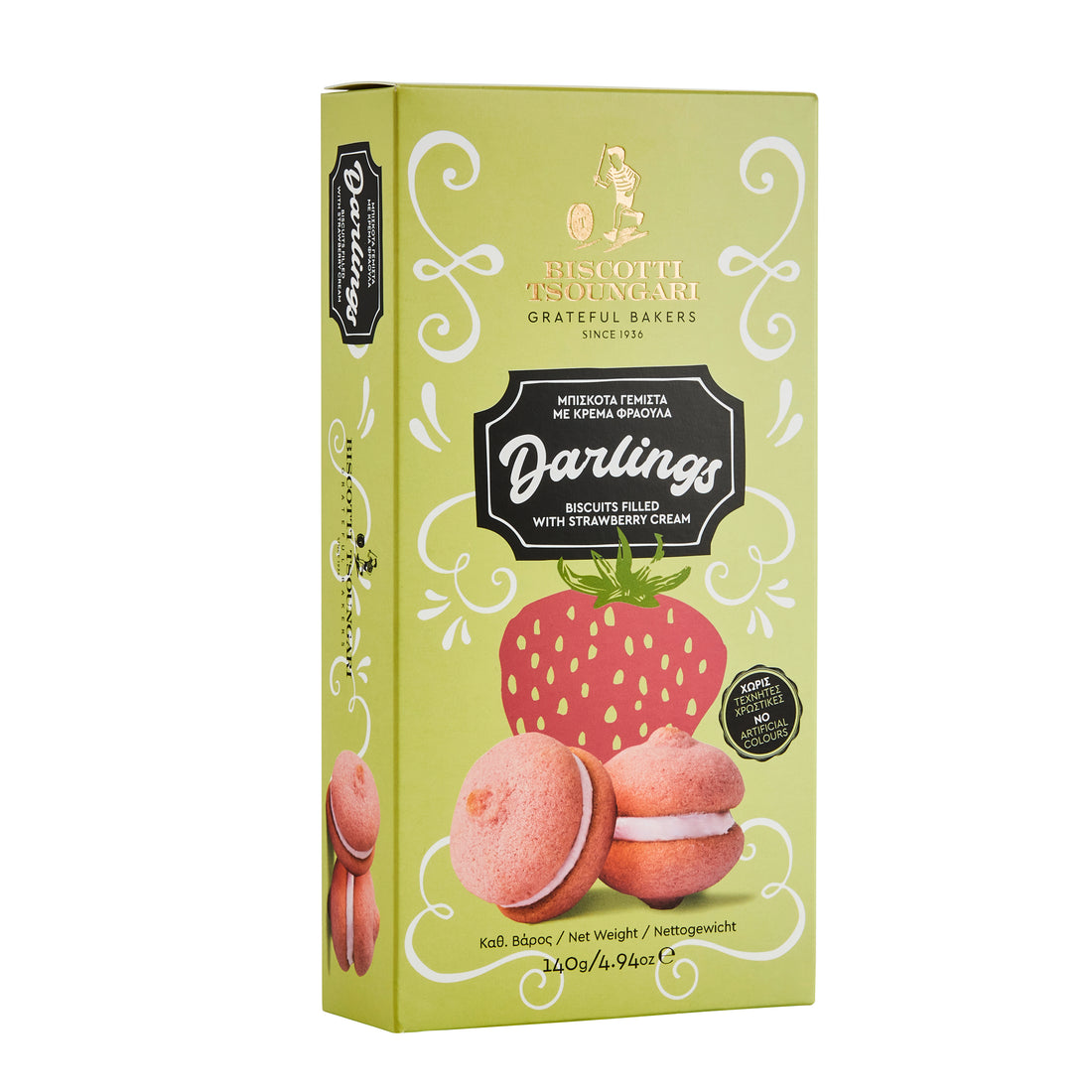 Darlings mit Erdbeerfüllung Biscotti 140 g