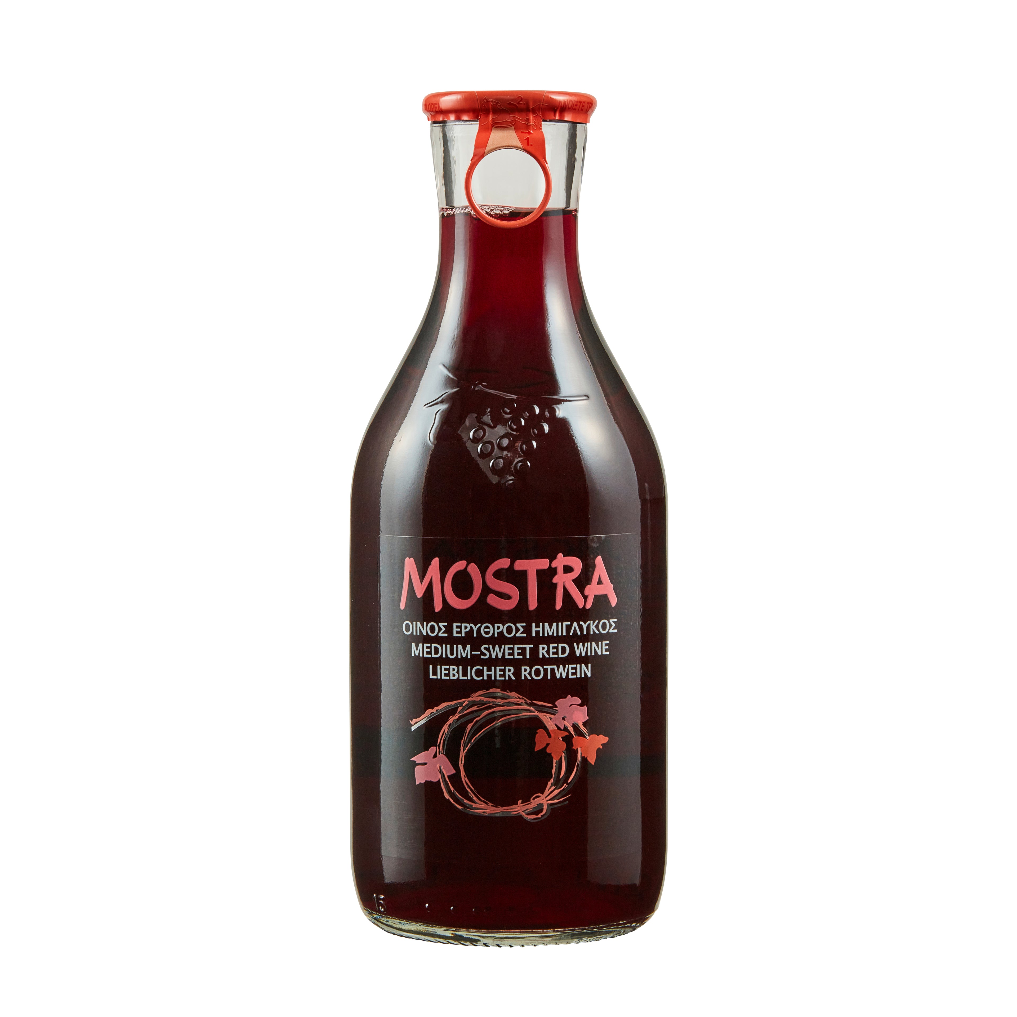 Mostra Tsililis Rotwein lieblich 0,5 l