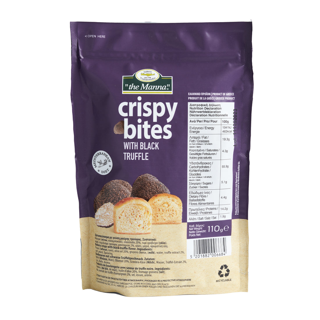 ToManna Zwieback mit schwarze Trüffel 110g