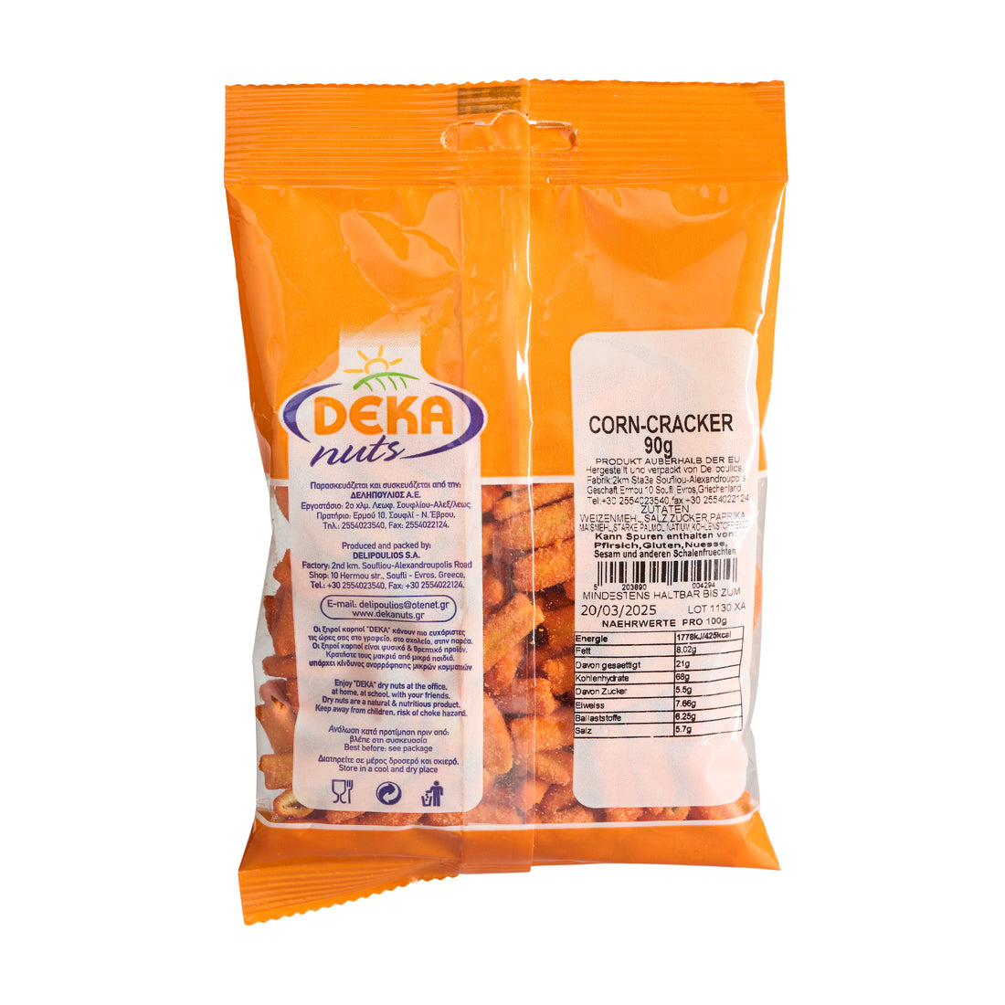 Deka Nuts Corn Crackers 90 g