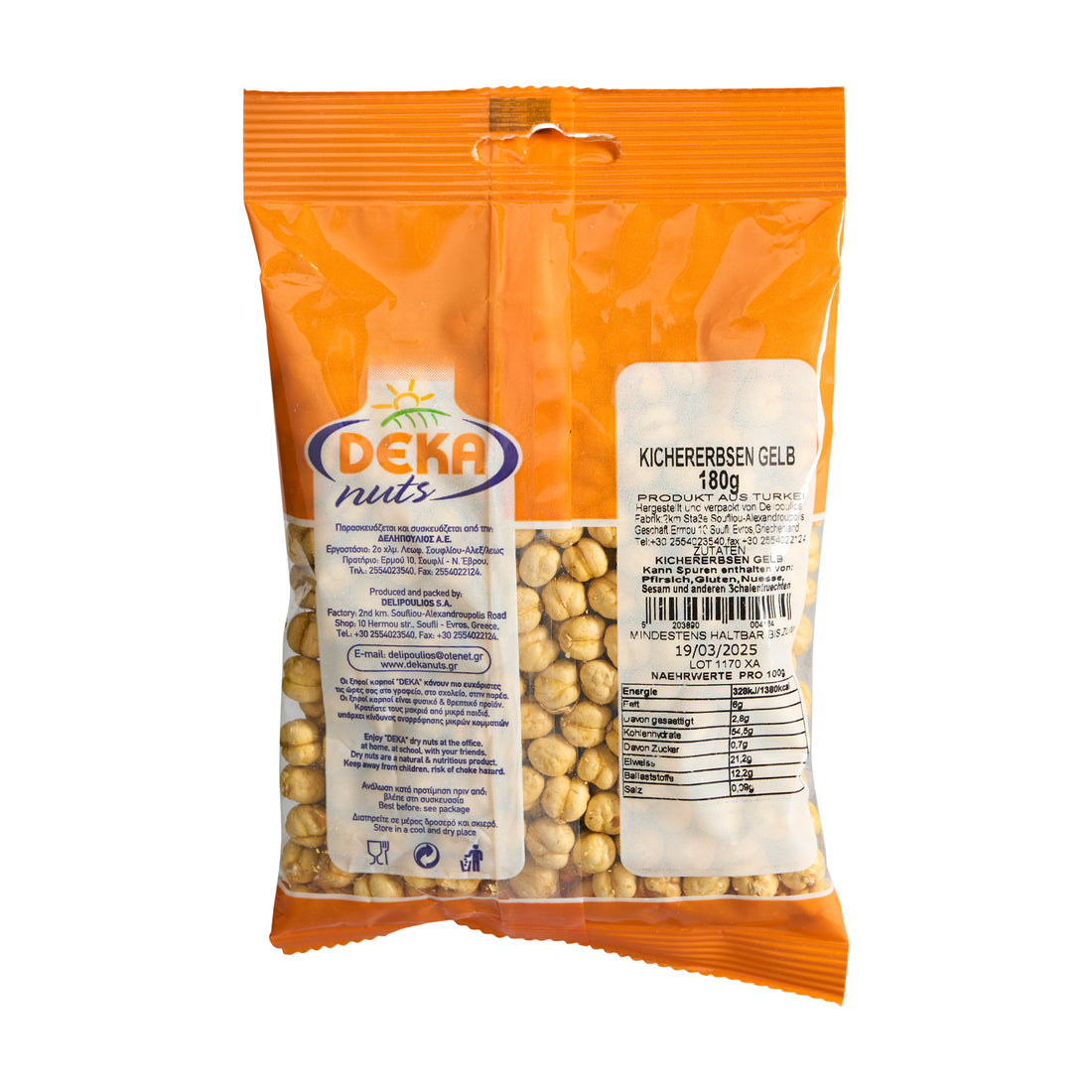Deka Nuts geröstete Kichererbsen Stragalia 80 g