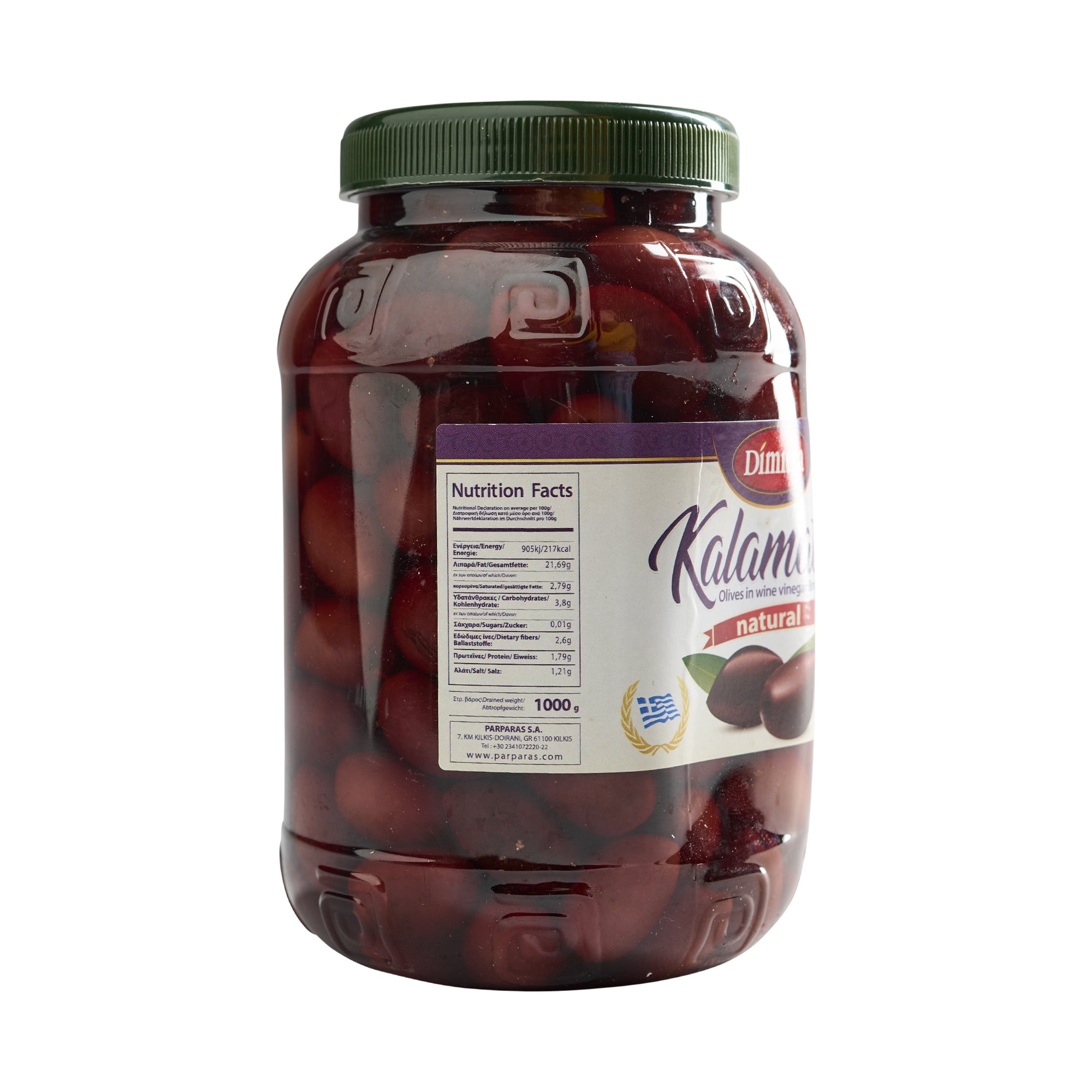 Dimitra Parparas Kalamata Oliven mit Kern 1 kg