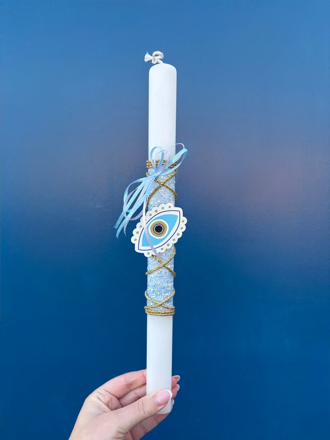 Osterkerze Matiaki (Gold)