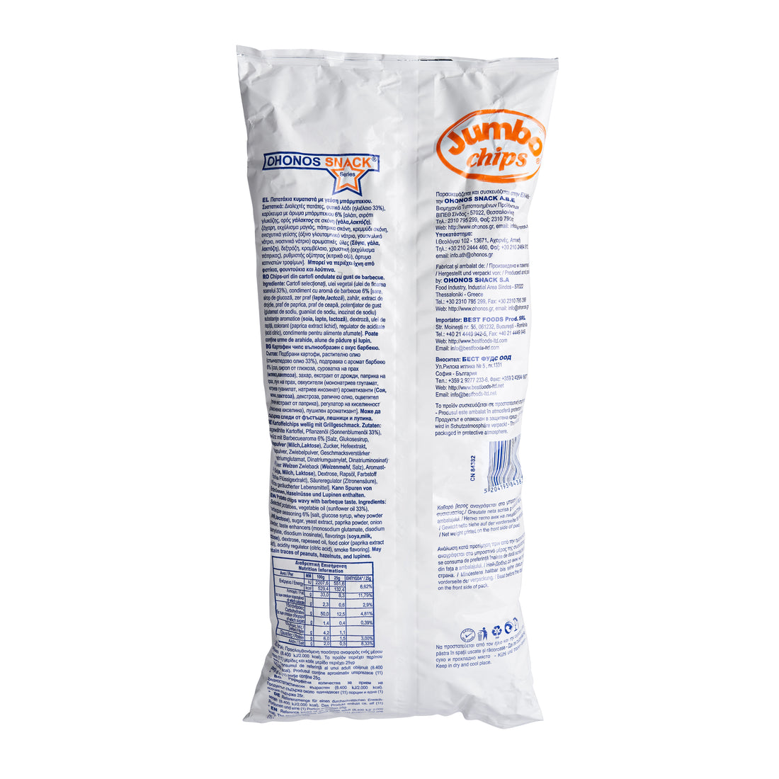 Jumbo Chips BBQ 280g