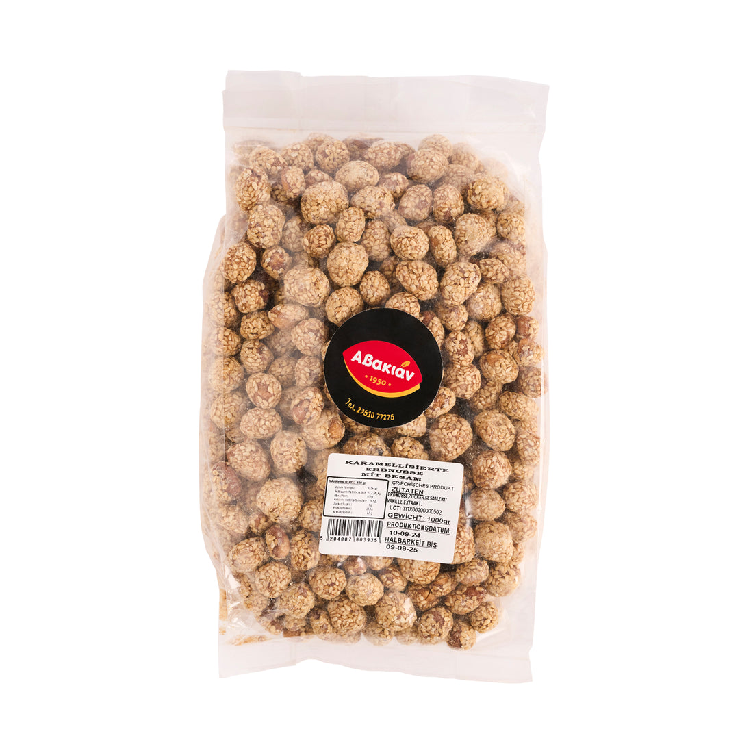 Erdnüsse im Honig-Sesammantel Abakian 1 kg