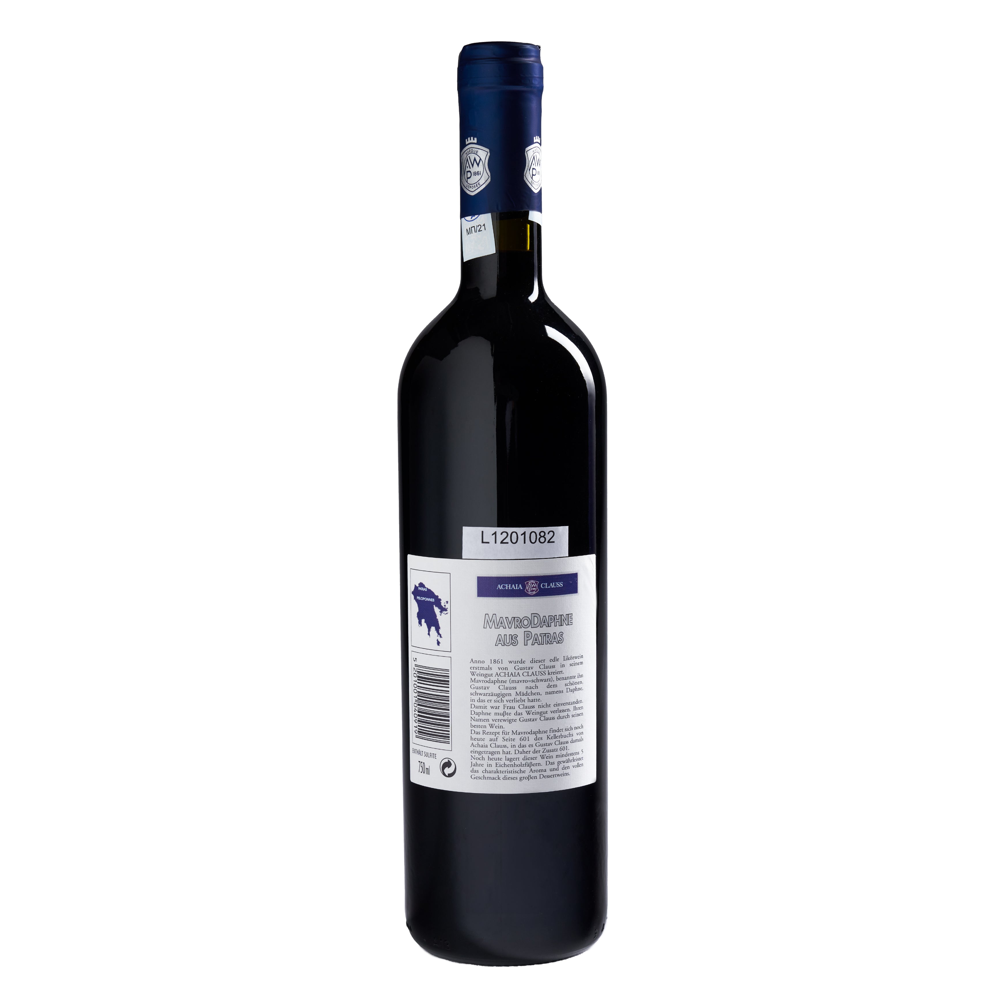 0,75l rot Mavrodaphne aus Patras Achaia Clauss