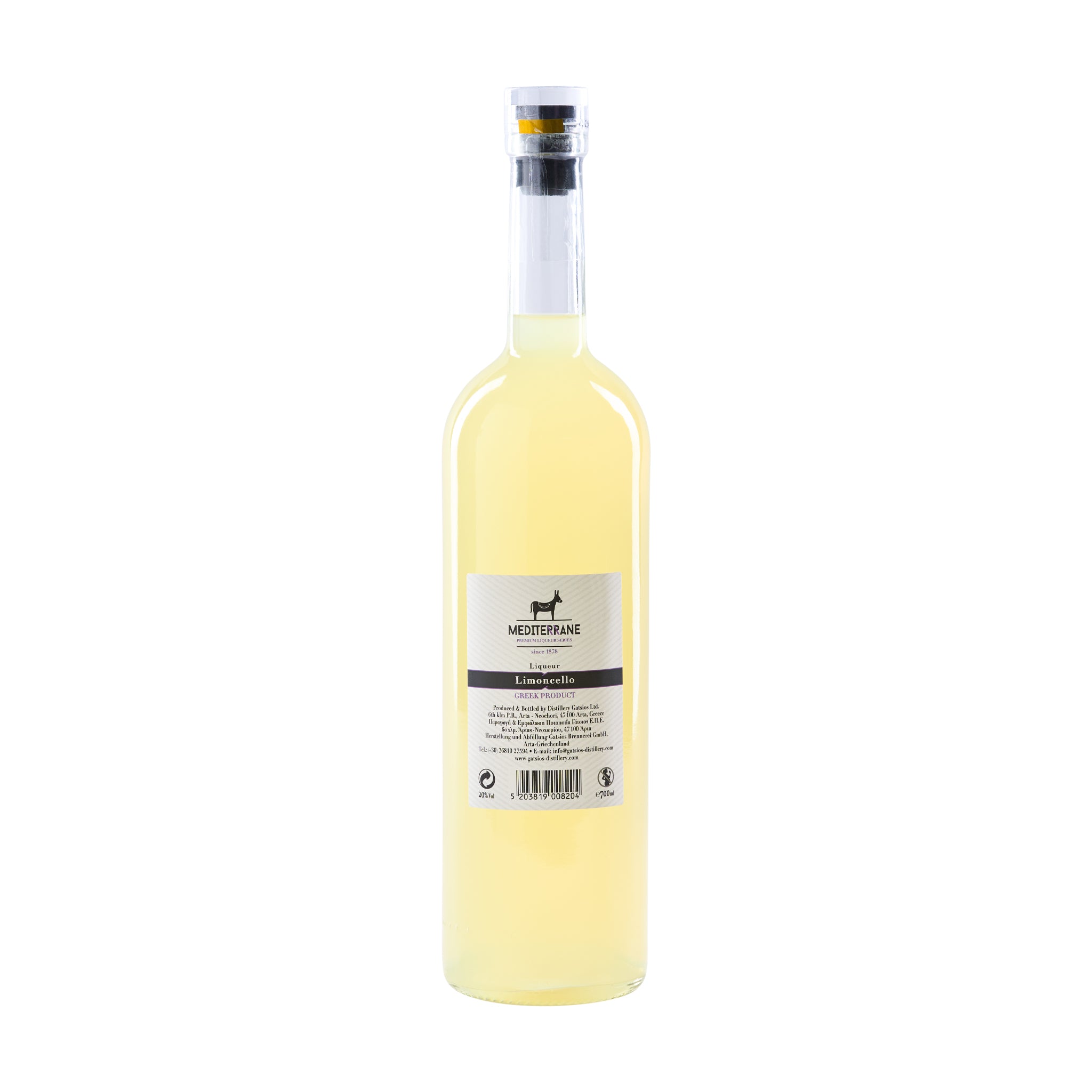 0,7 l Limoncello Mediterrane Gatsios 20 % Vol