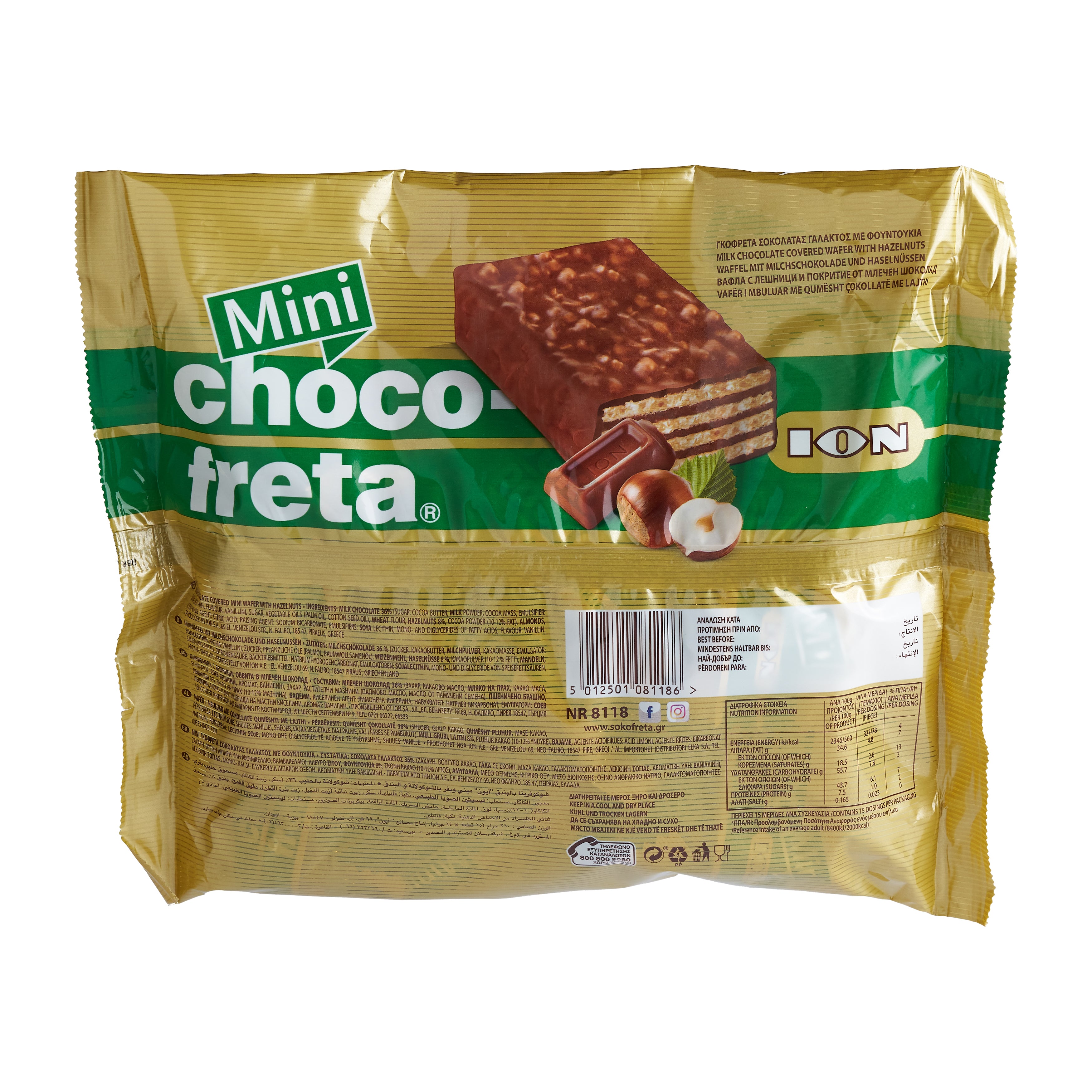 ION Schokofretinia mini Haselnuss 210 g