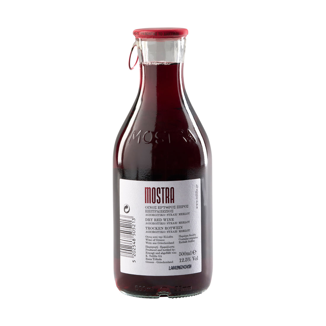 Tsililis Mostra Rotwein trocken 0,5 l