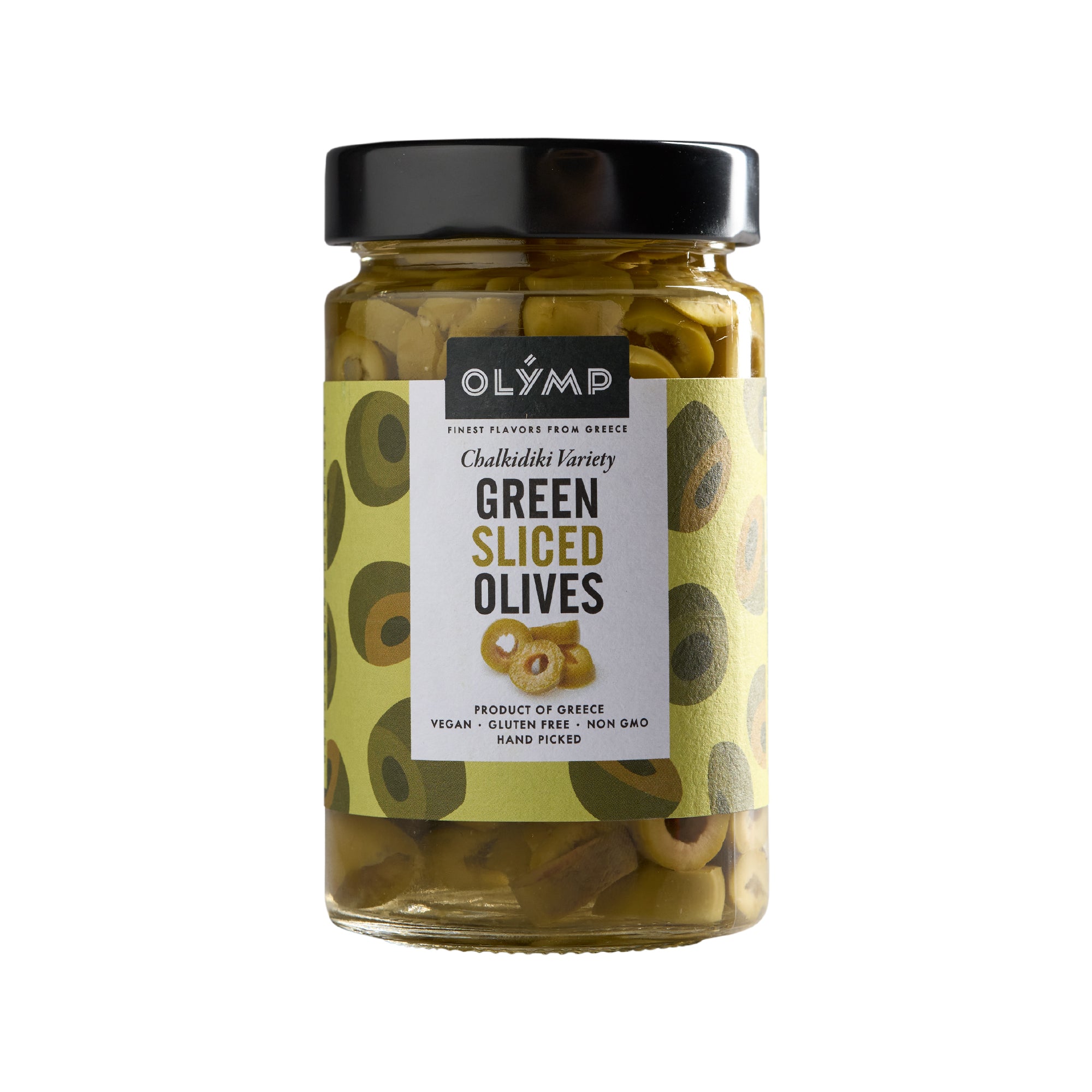 320 ml Grüne Oliven geschnitten Olymp Konstantopoulos
