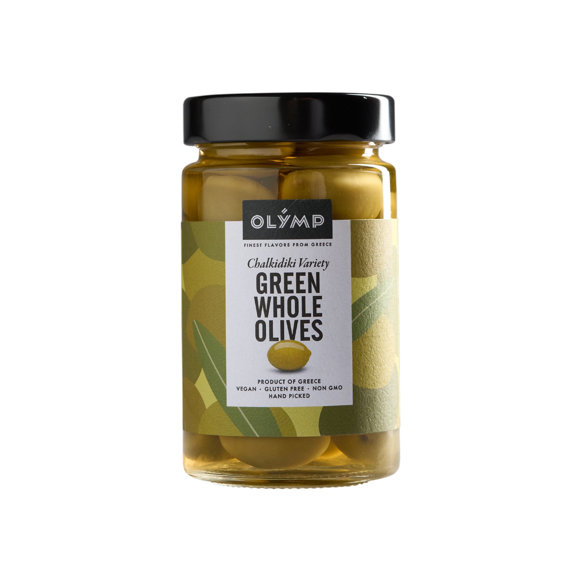 320 ml Grüne Oliven mit Kern Olymp Konstantopoulos