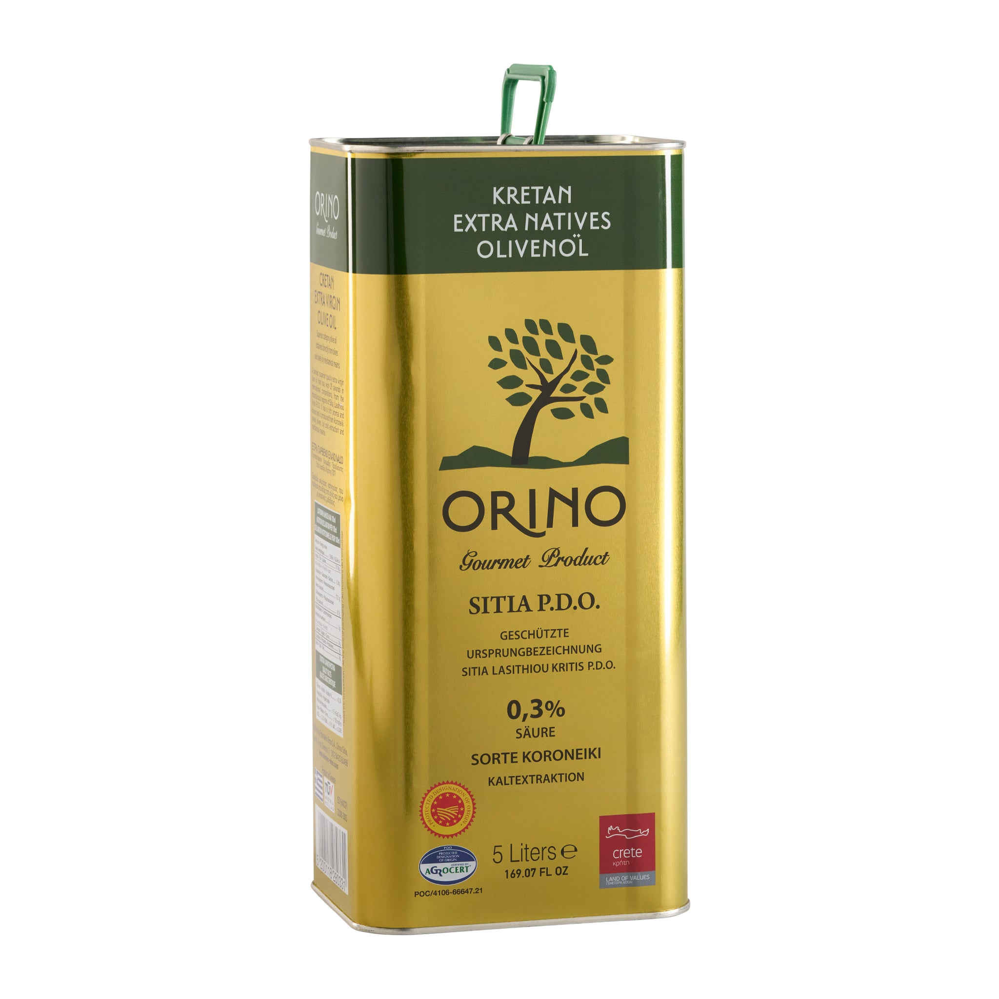 Olivenöl Orino P.D.O. Extra Nativ Sitia Proistakis 5 l