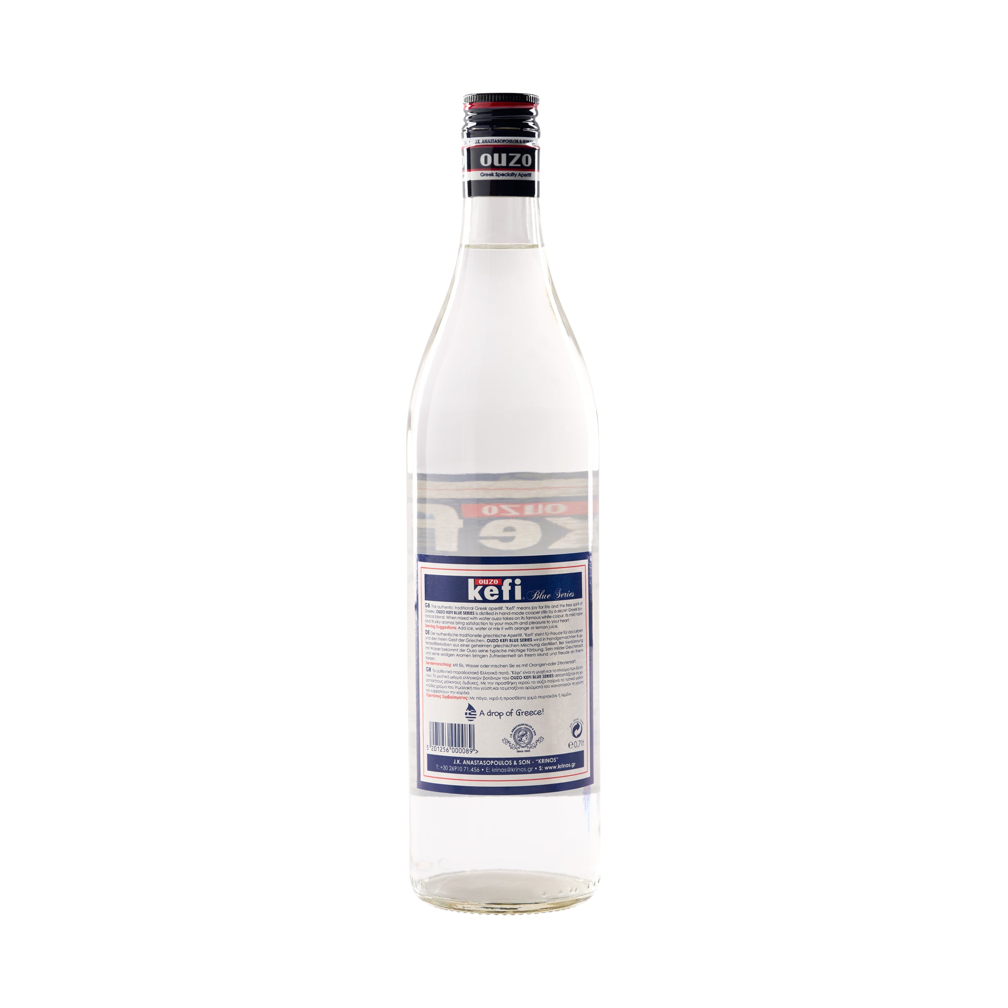 Ouzo Kefi 37,5 % Vol. Anastasopoulos 0,7 l