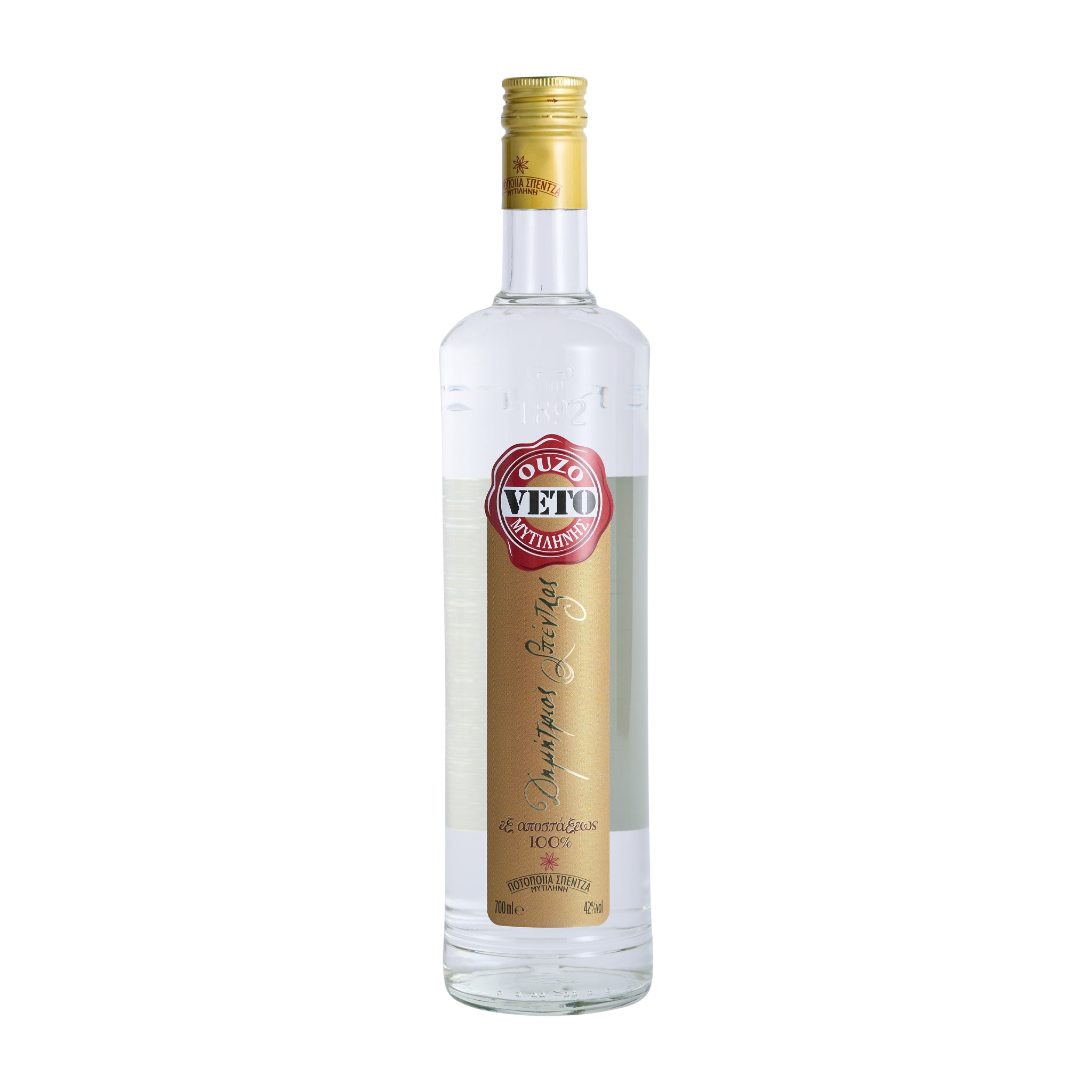 Ouzo Veto Spentzas Gold 42% Vol. 0,7l