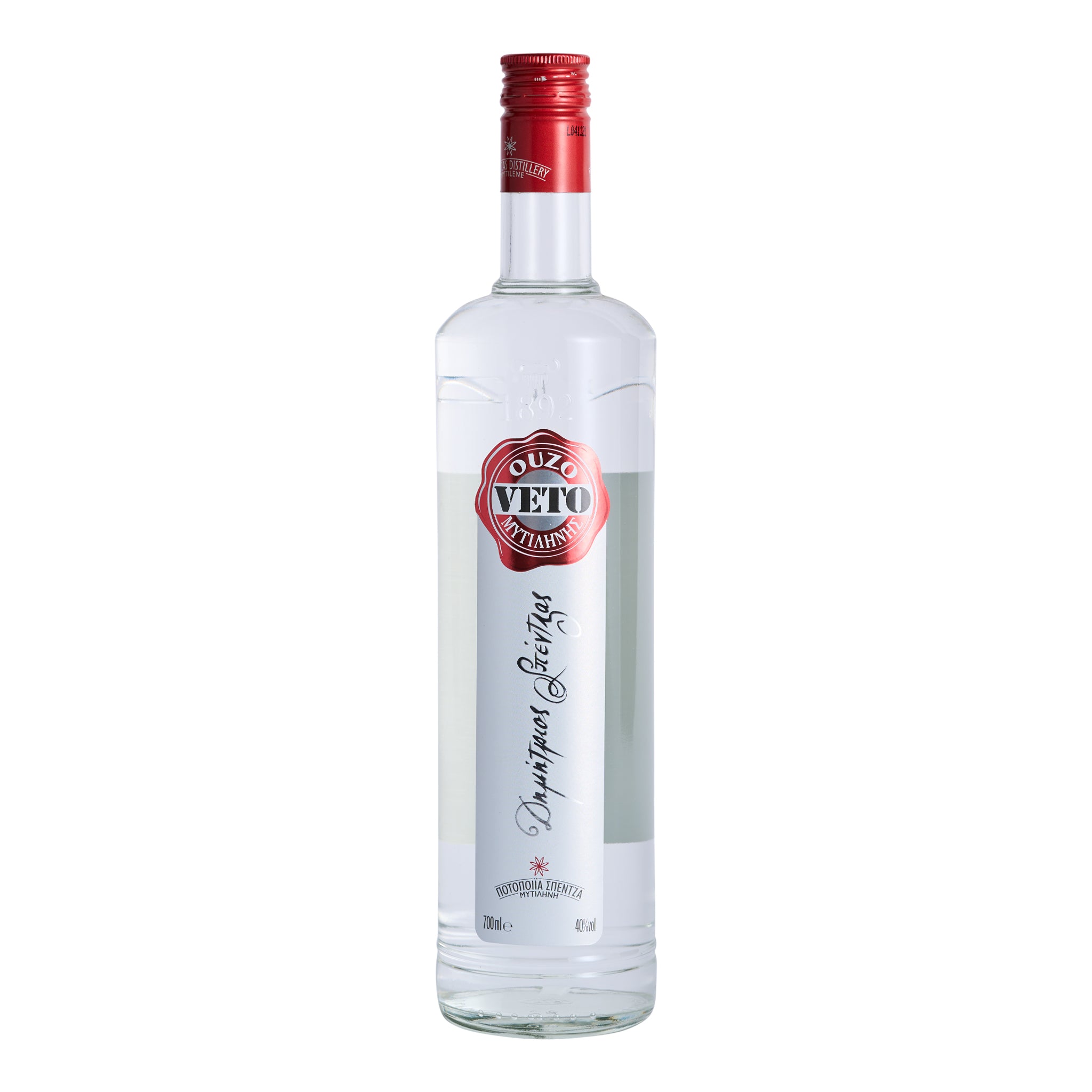 0,7 l Ouzo Veto Silver Spentzas 40 % Vol