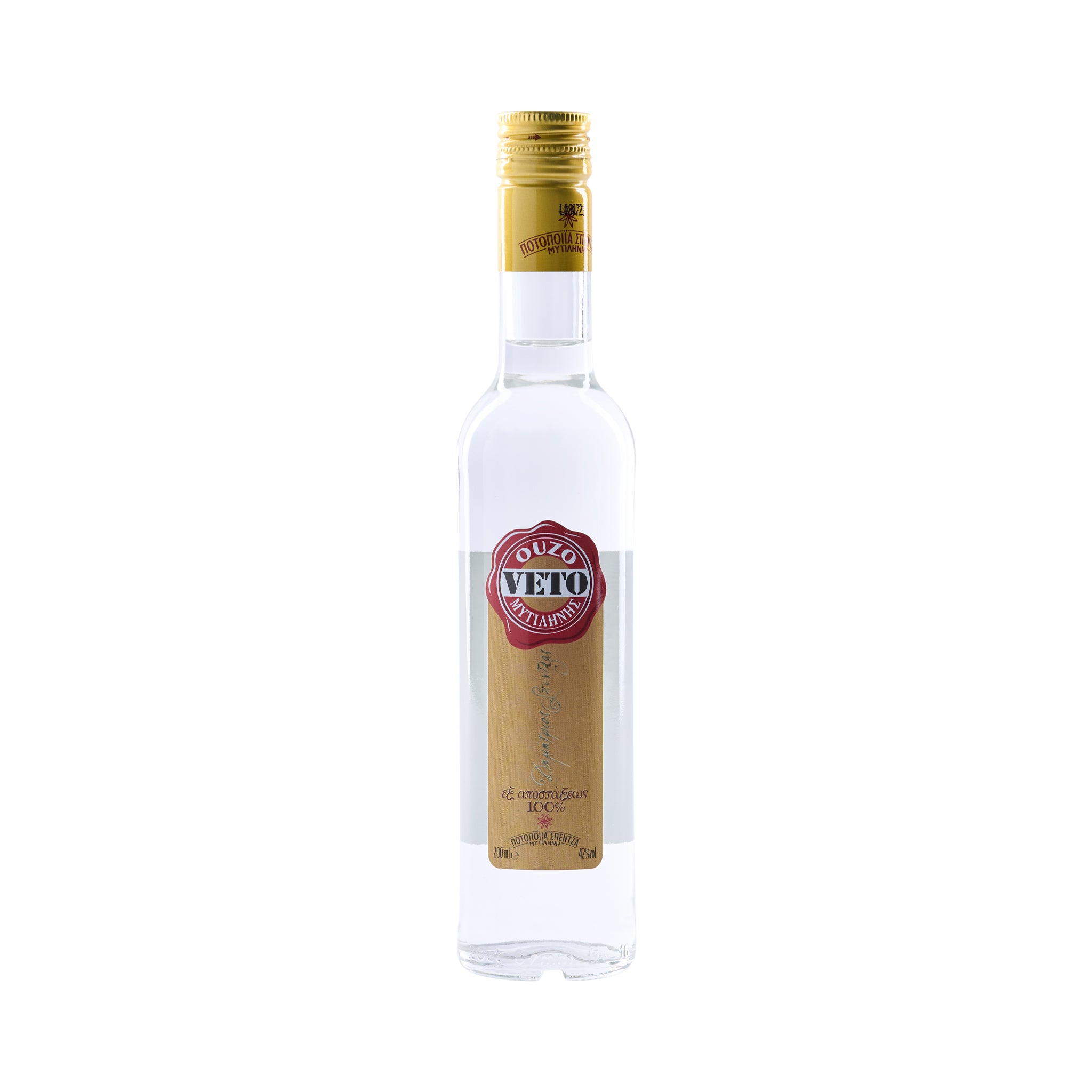 0,2 l Ouzo Veto Gold 42 % Vol Spentzas