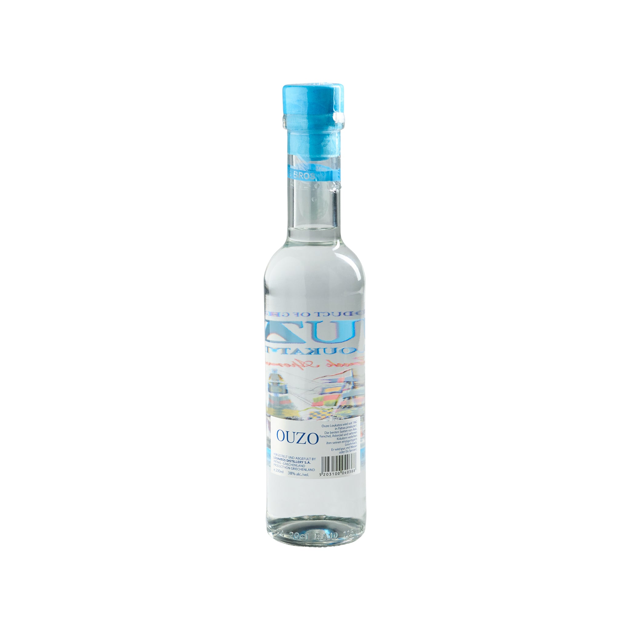 Loukatos Ouzo 38 % Vol. 0,2 l