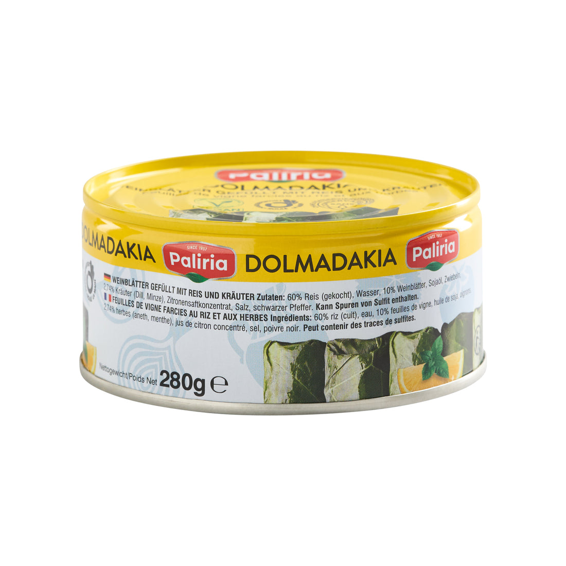 Weinblätter gefüllt mit Reis Paliria 280 g