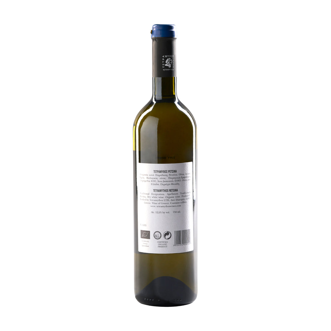 Tetramythos Bio Retsina weiß 0,75 l