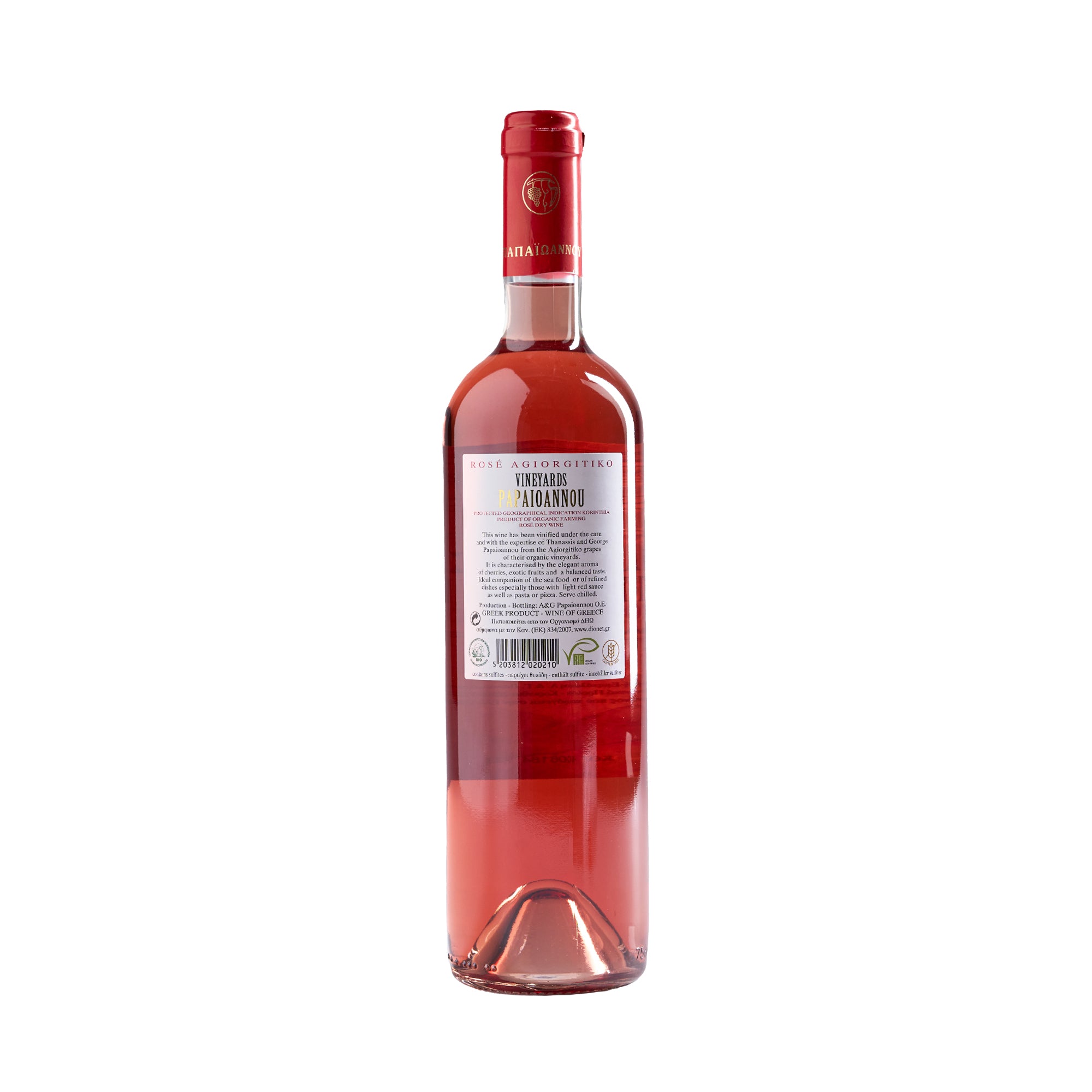 BIO 0,75 l Agiorgitiko Papaioannou Roséwein trocken