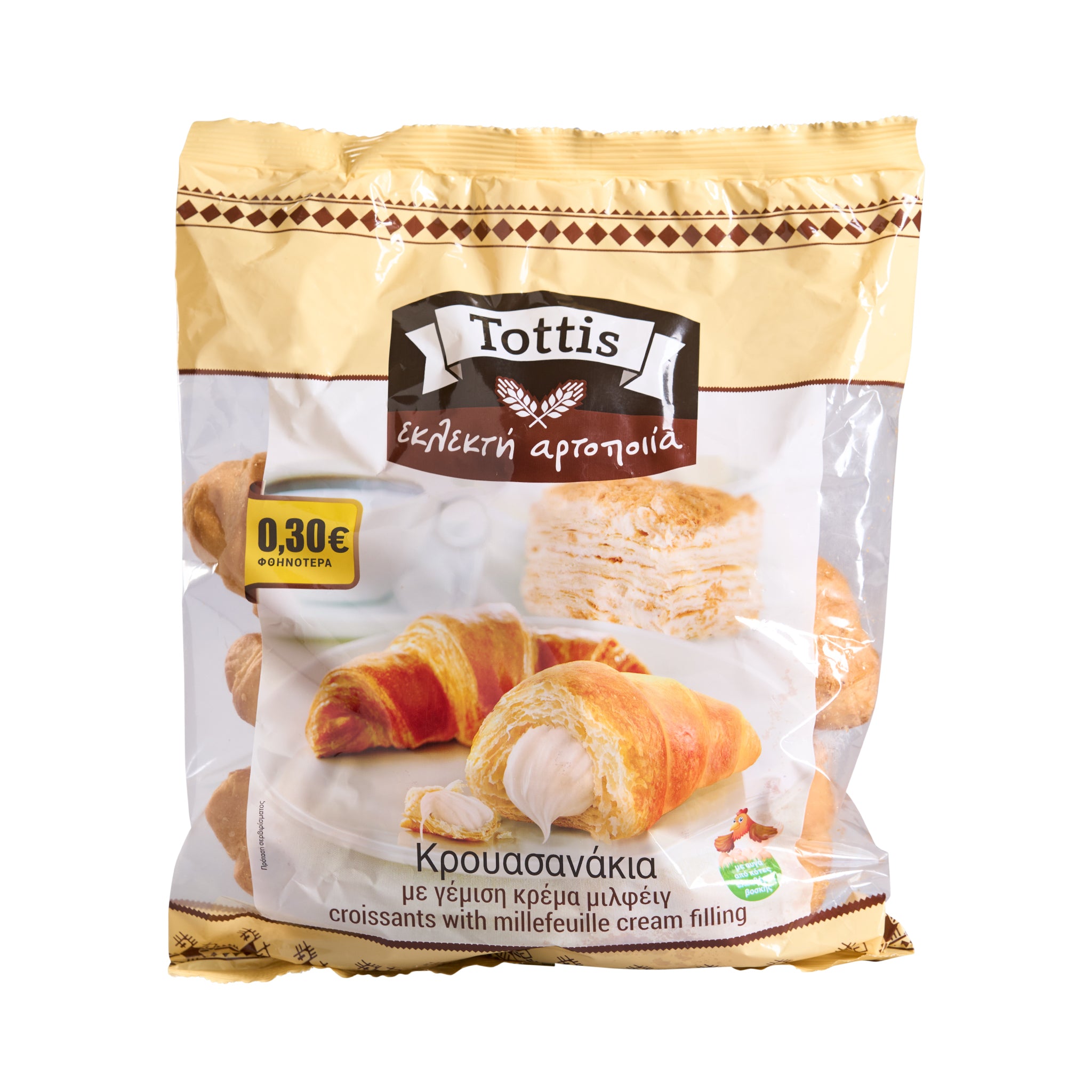 Tottis Bingo Mini Croissant Millefeuille 300 g