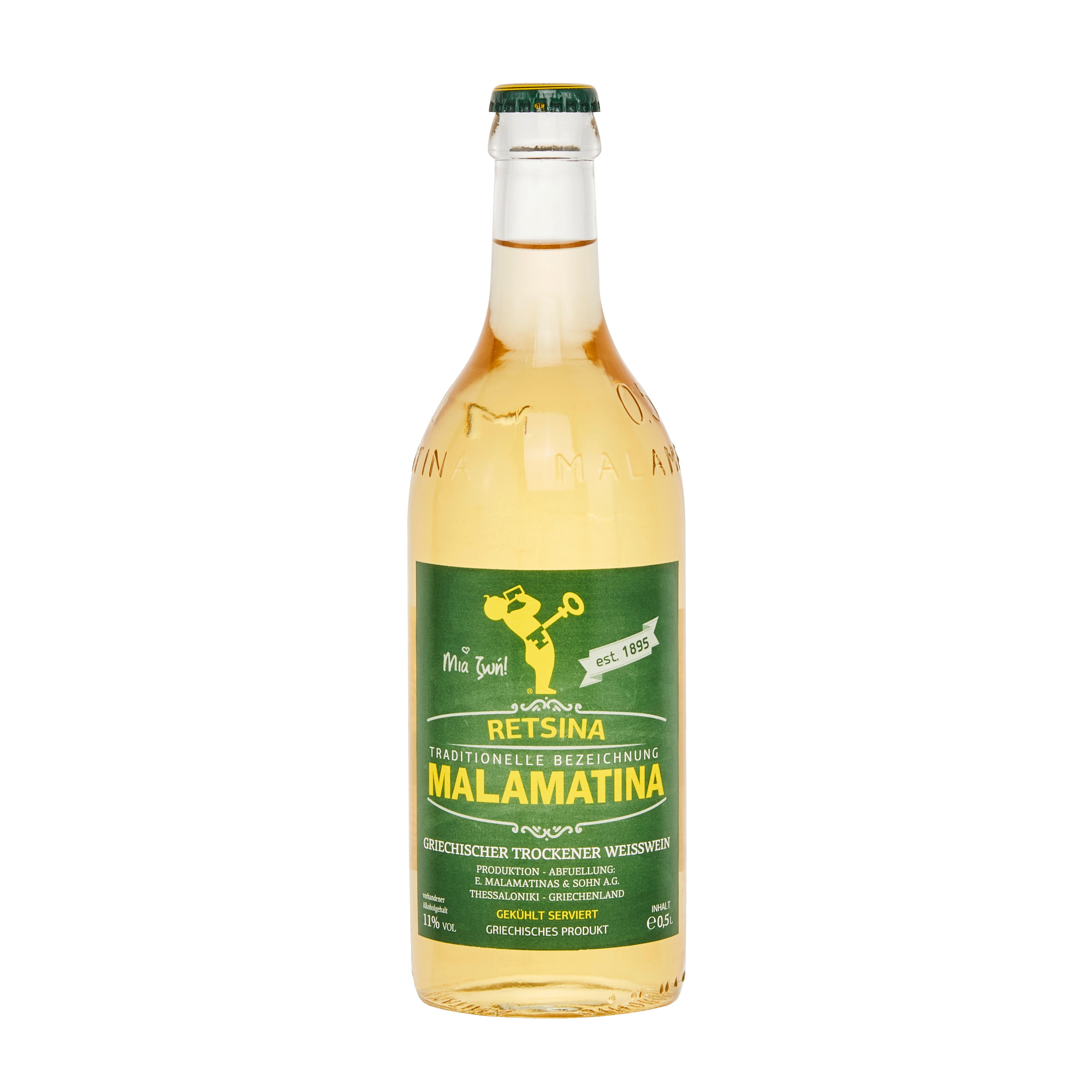 Malamatina Retsina 0,5 l