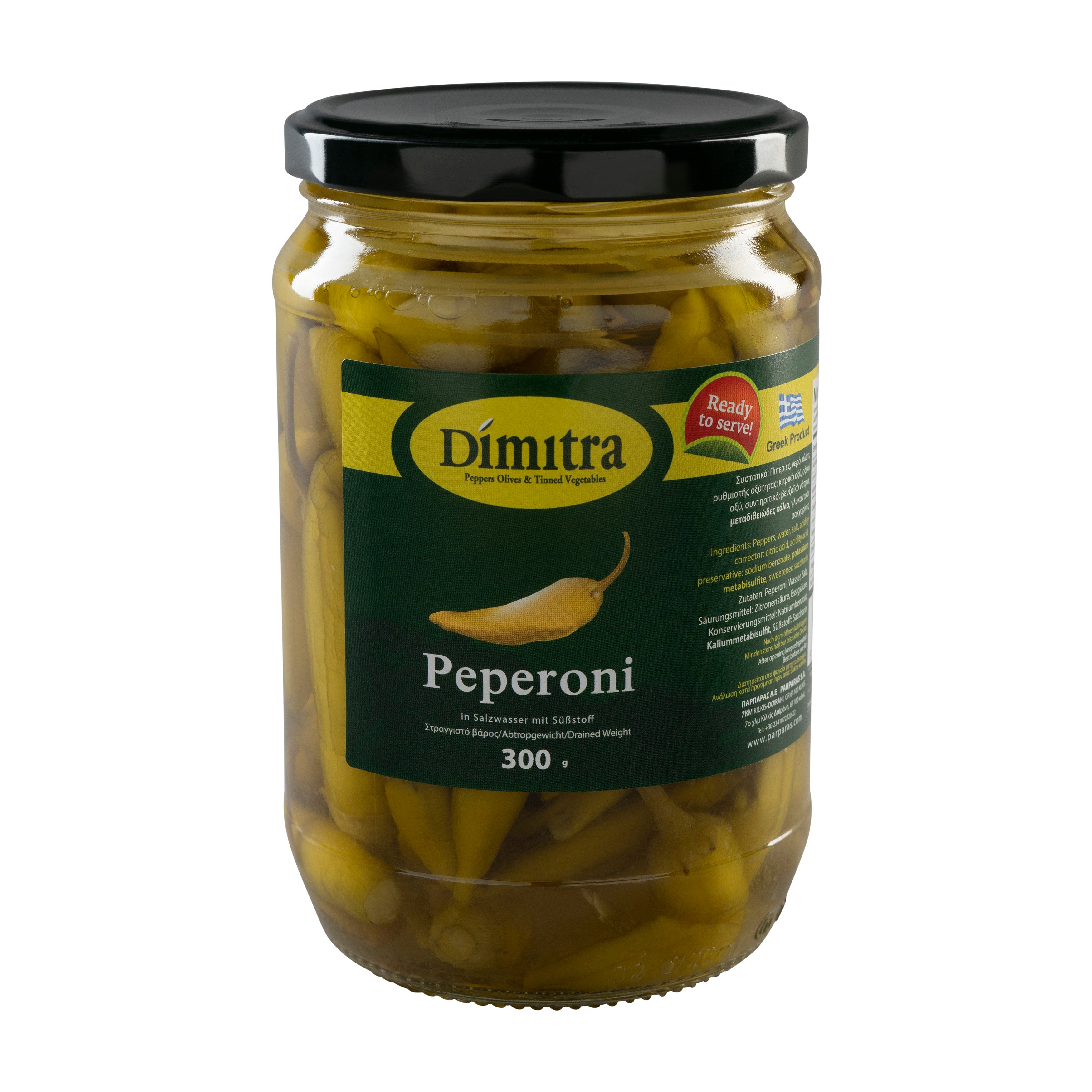 Dimitra Parapas Grüne Peperoni 300 g