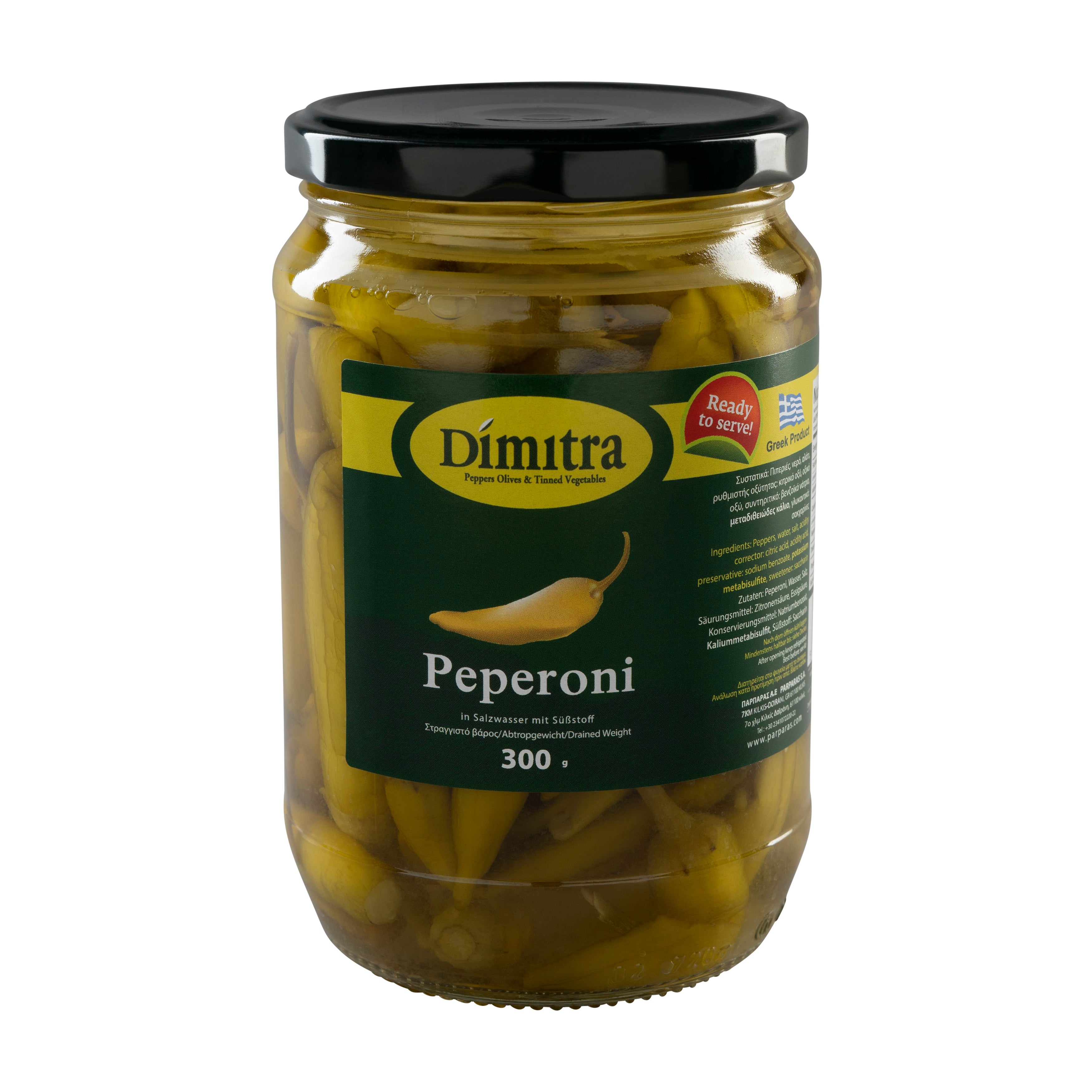 Grüne Peperoni Dimitra Parapas 300 g