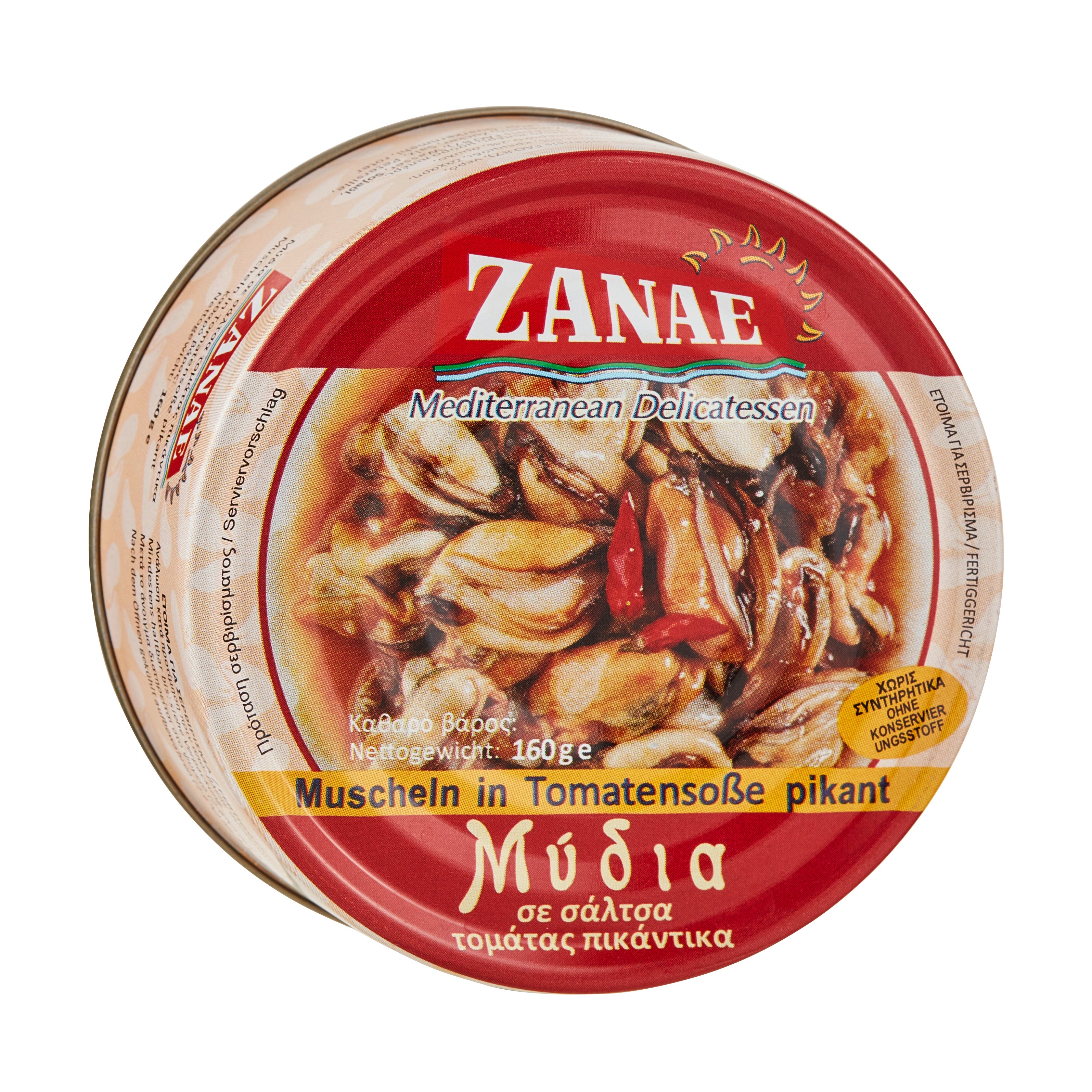 Zanae Muscheln in Tomaten Sauce 160 g